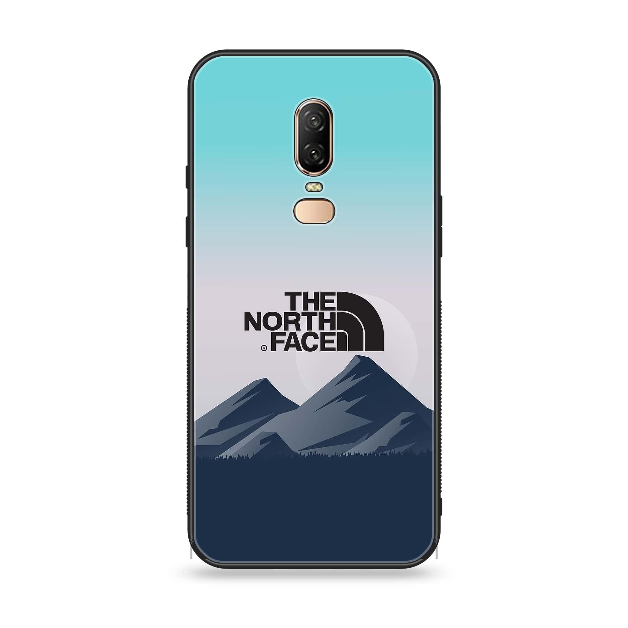 OnePlus 6 - The North Face Series - Premium Printed Glass soft Bumper shock Proof Case
