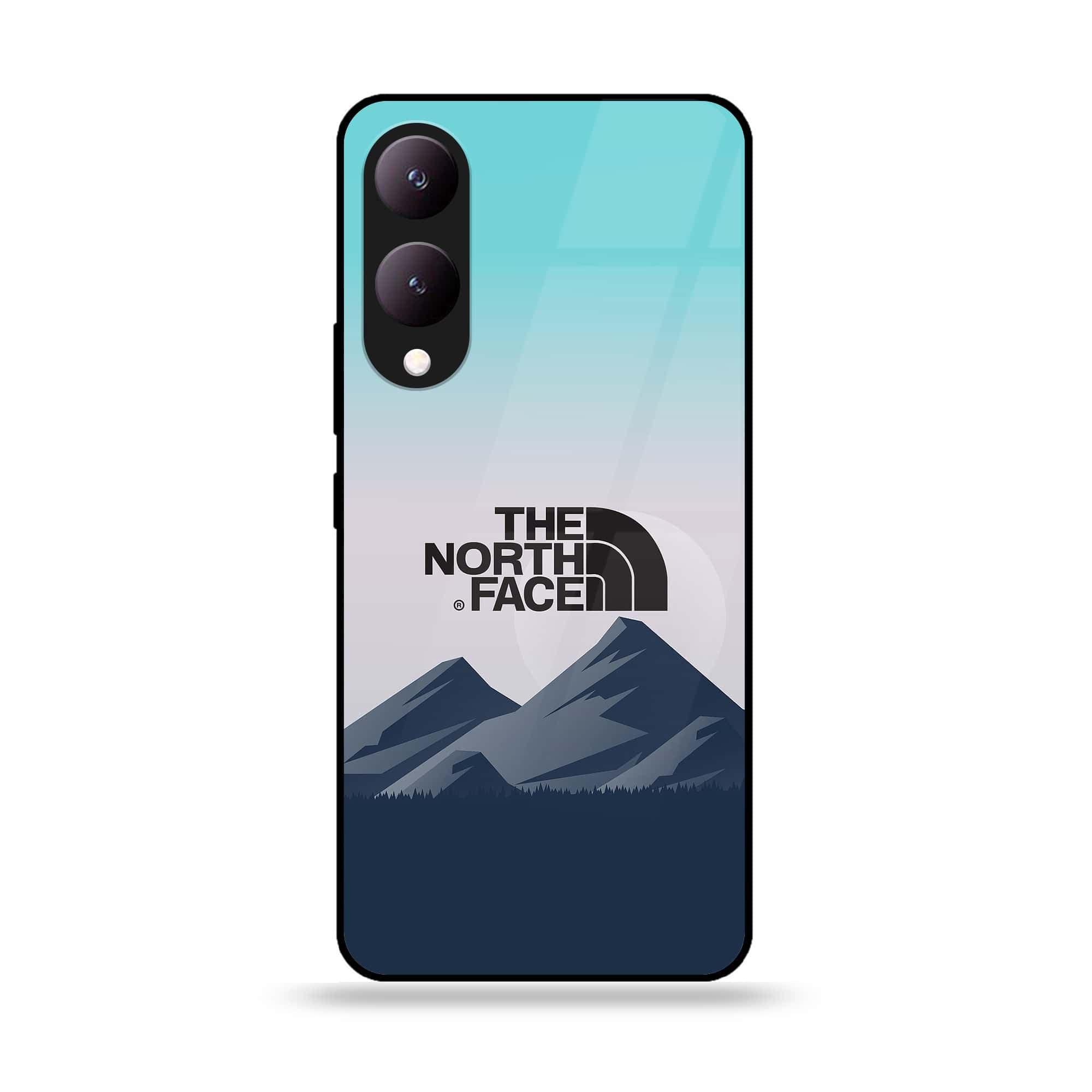 Vivo Y17S - The North Face Series - Premium Printed Glass soft Bumper shock Proof Case