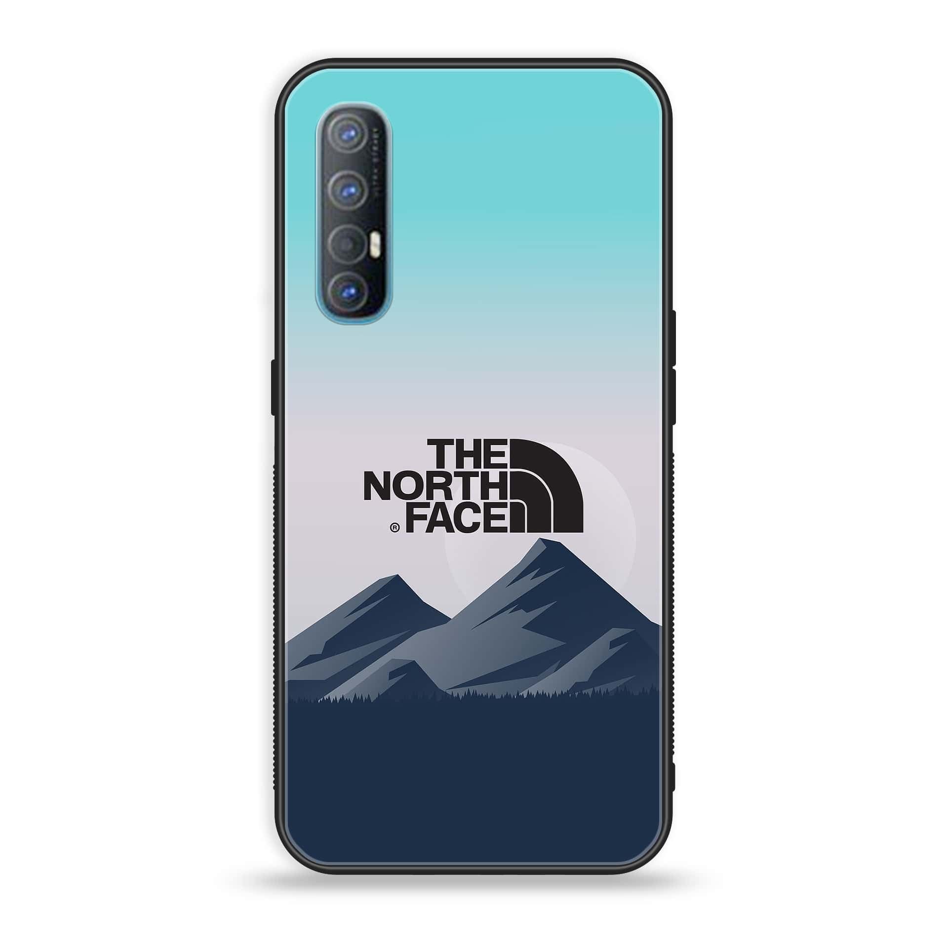 Oppo Find X2 Neo - The North Face Series - Premium Printed Glass soft Bumper shock Proof Case