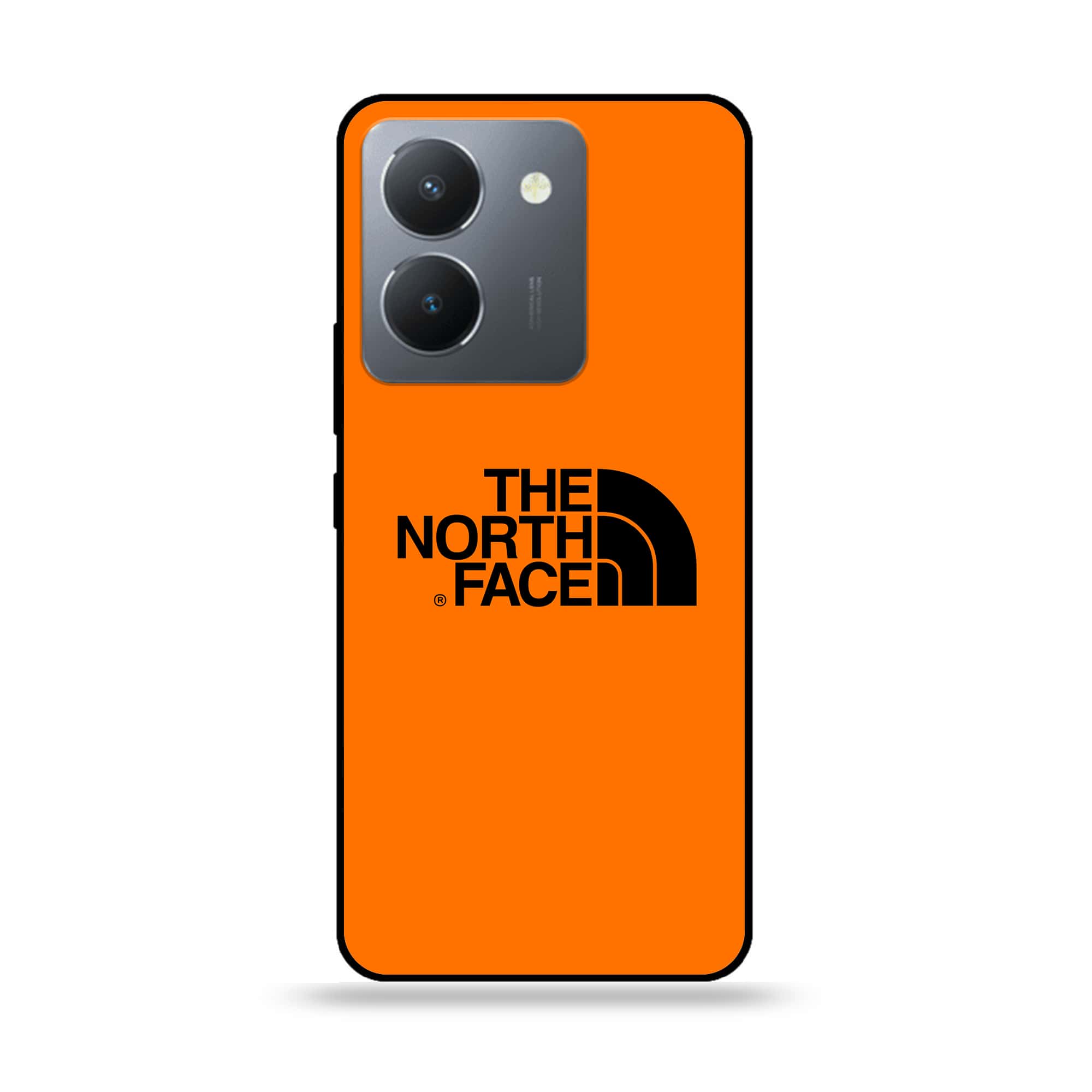 Vivo Y36 - The North Face Series - Premium Printed Glass soft Bumper shock Proof Case