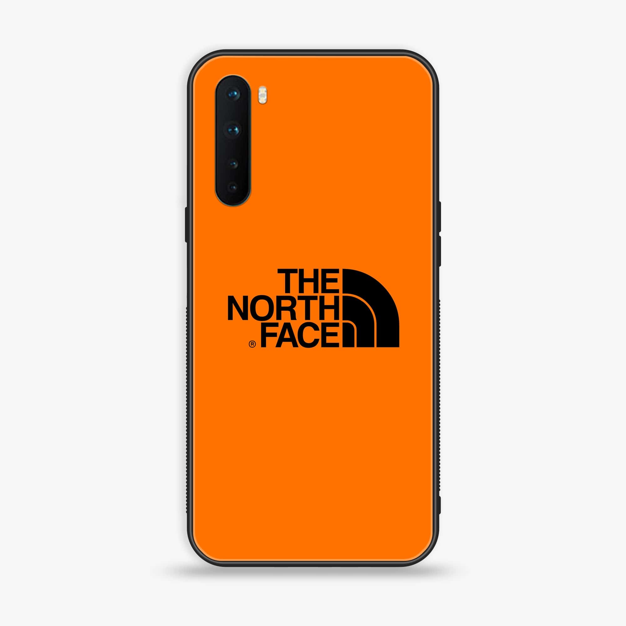 OnePlus Nord - The North Face Series - Premium Printed Glass soft Bumper shock Proof Case