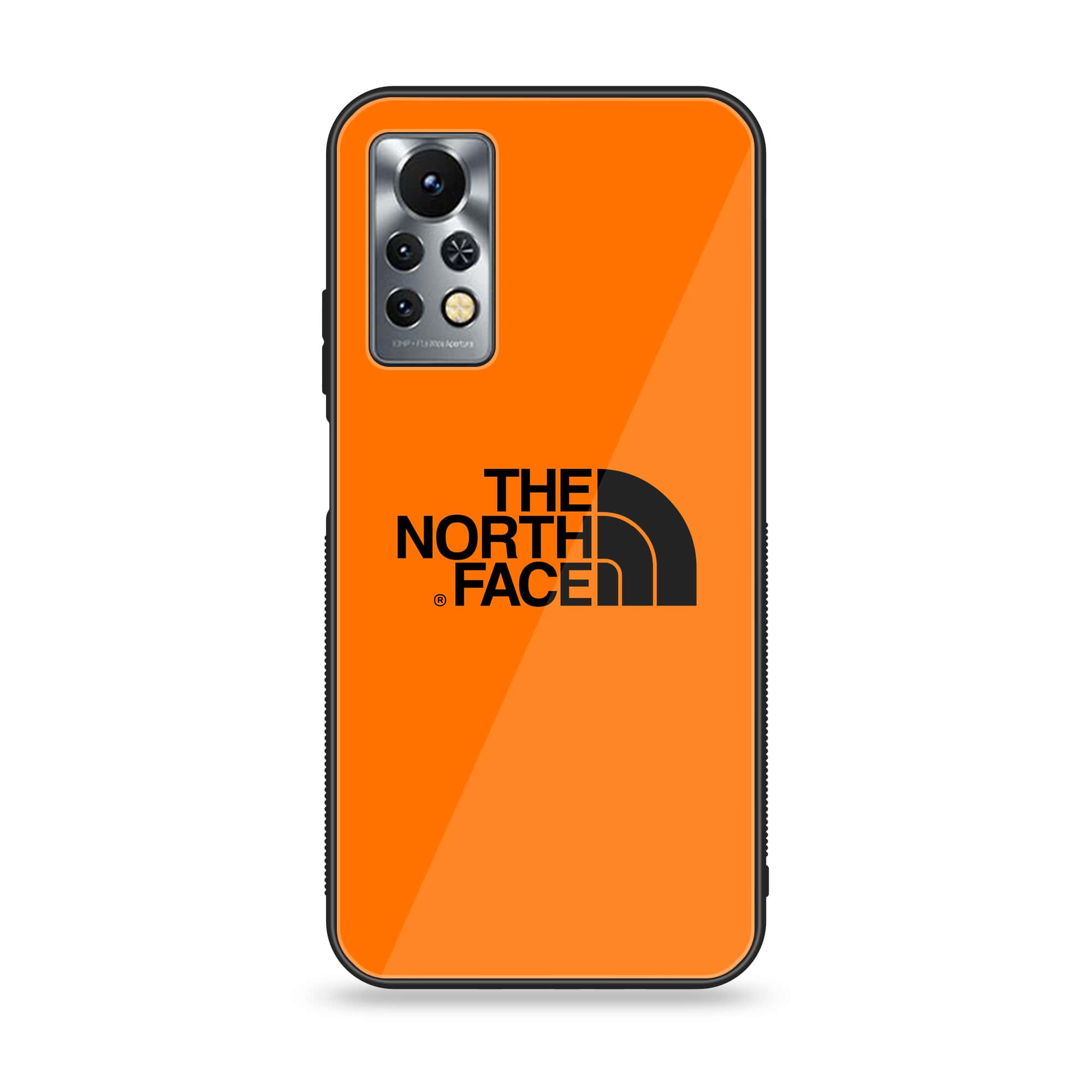 Infinix Note 11s - The North Face Series - Premium Printed Glass soft Bumper shock Proof Case