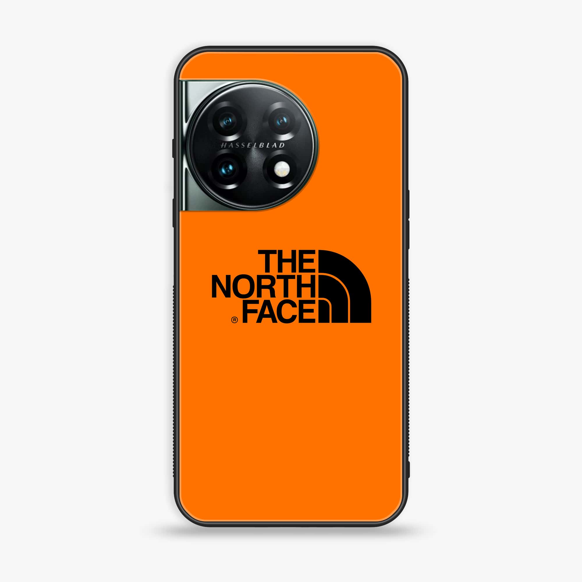OnePlus 11R  - The North Face Series - Premium Printed Glass soft Bumper shock Proof Case