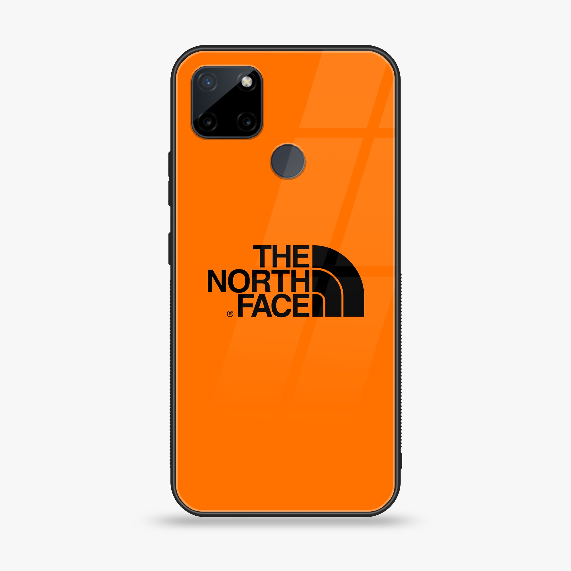 Realme C25Y - The North Face Series - Premium Printed Glass soft Bumper shock Proof Case