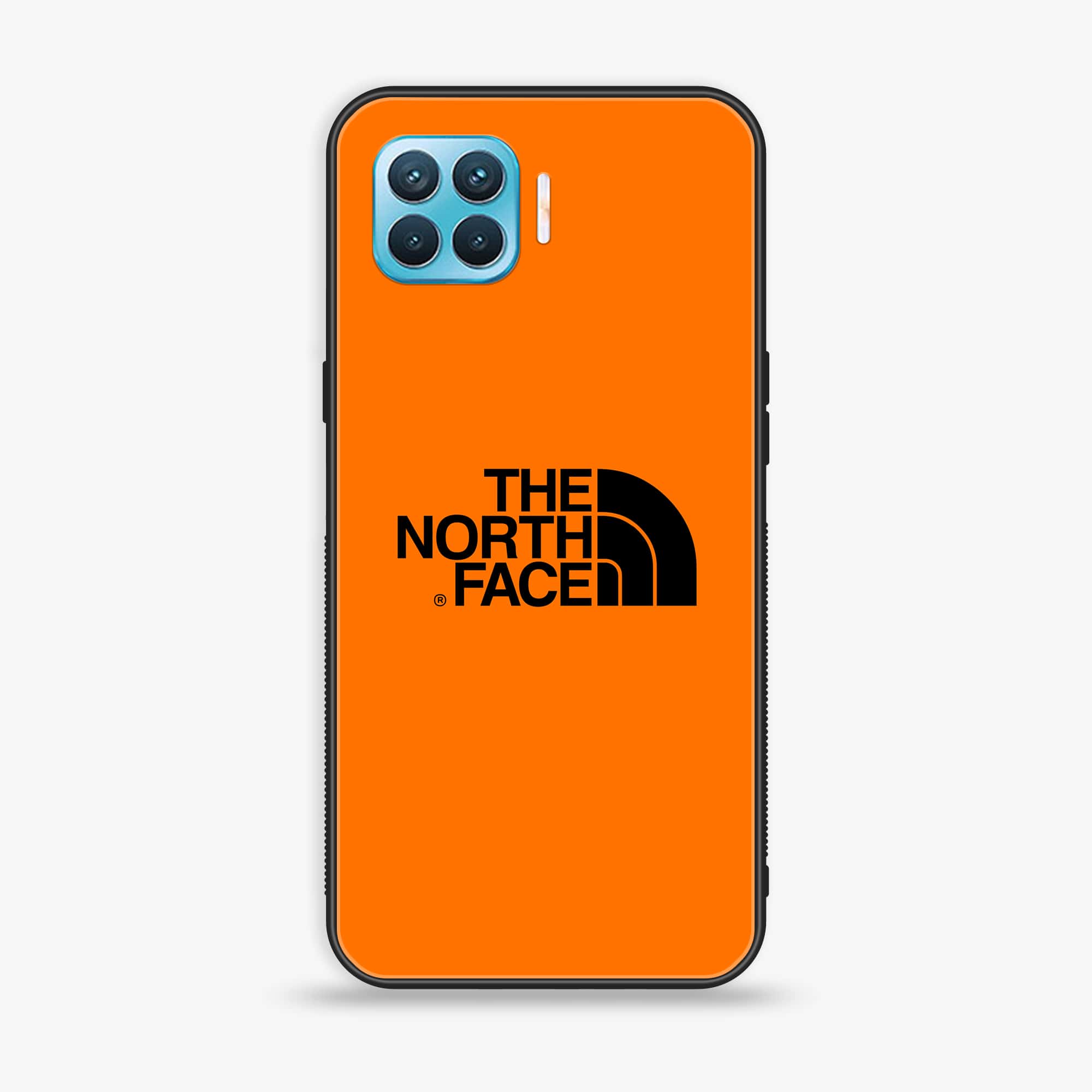 Oppo F17 - The North Face Series - Premium Printed Glass soft Bumper shock Proof Case
