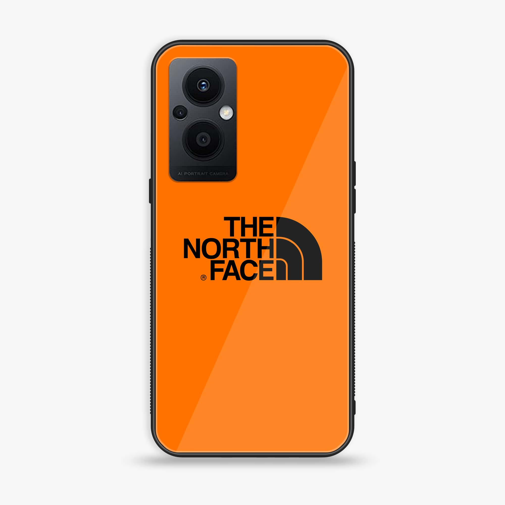 Oppo F21 Pro 5G - The North Face Series - Premium Printed Glass soft Bumper shock Proof Case