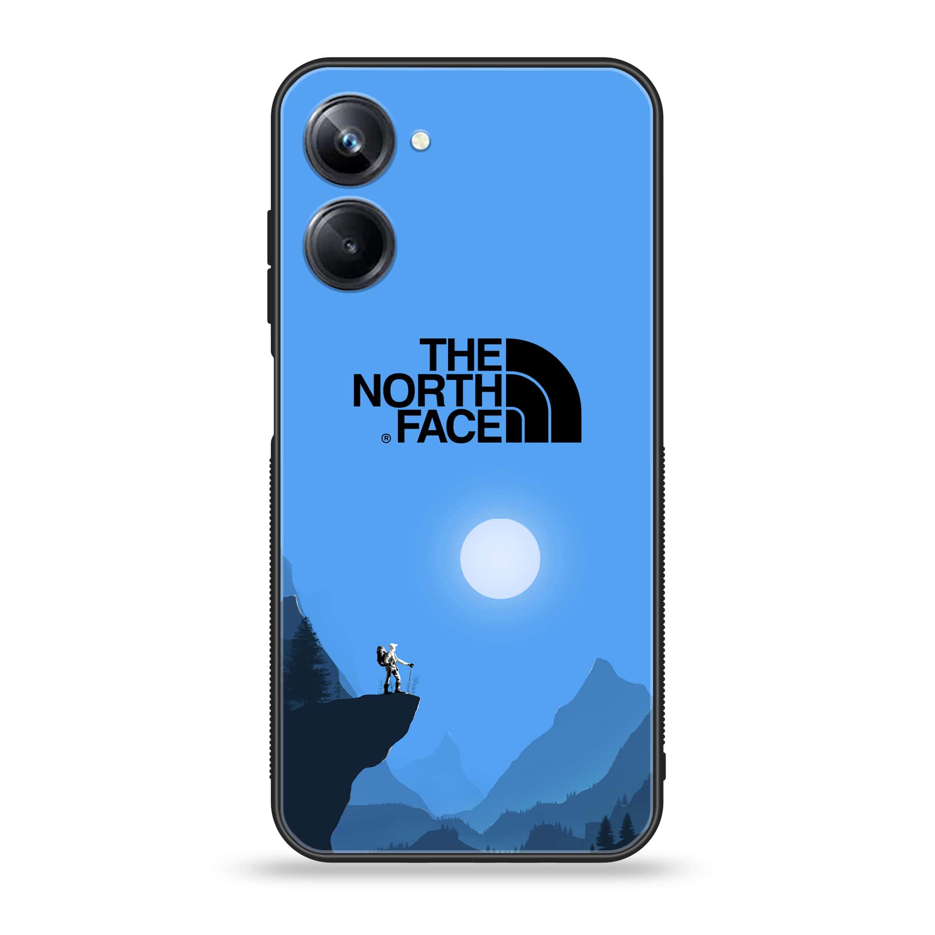Realme 10 Pro - The North Face Series - Premium Printed Glass soft Bumper shock Proof Case