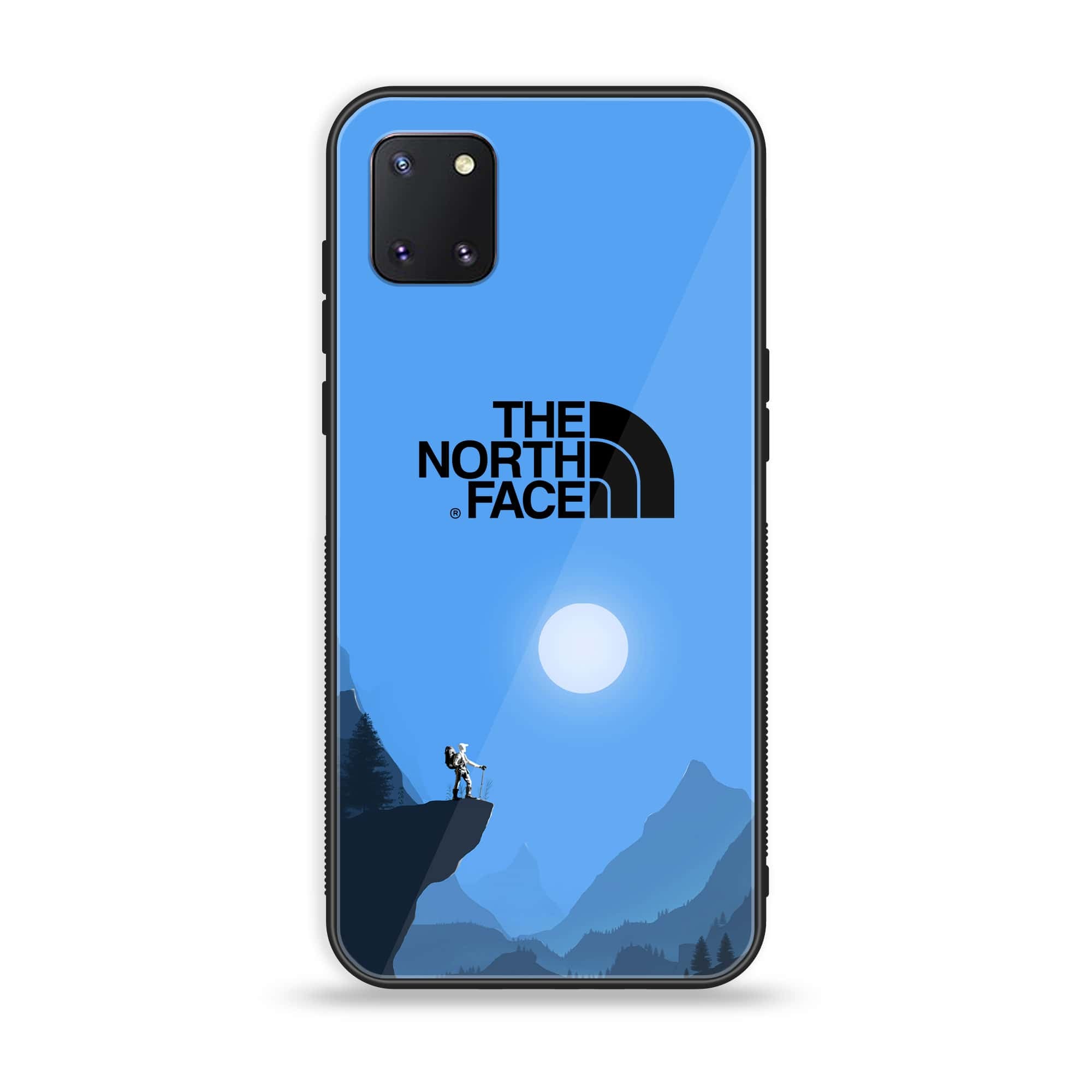 Samsung Galaxy Note 10 Lite - The North Face Series - Premium Printed Glass soft Bumper shock Proof Case