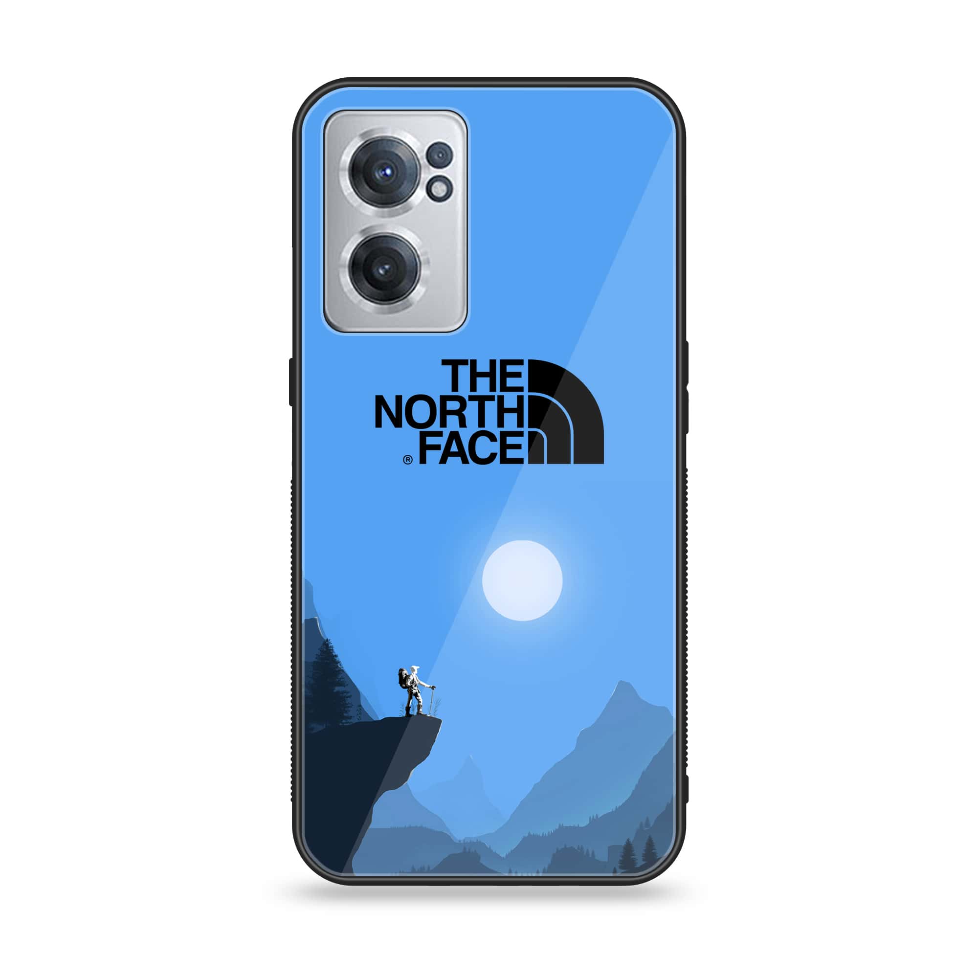 OnePlus Nord CE 2 5G - The North Face Series - Premium Printed Glass soft Bumper shock Proof Case