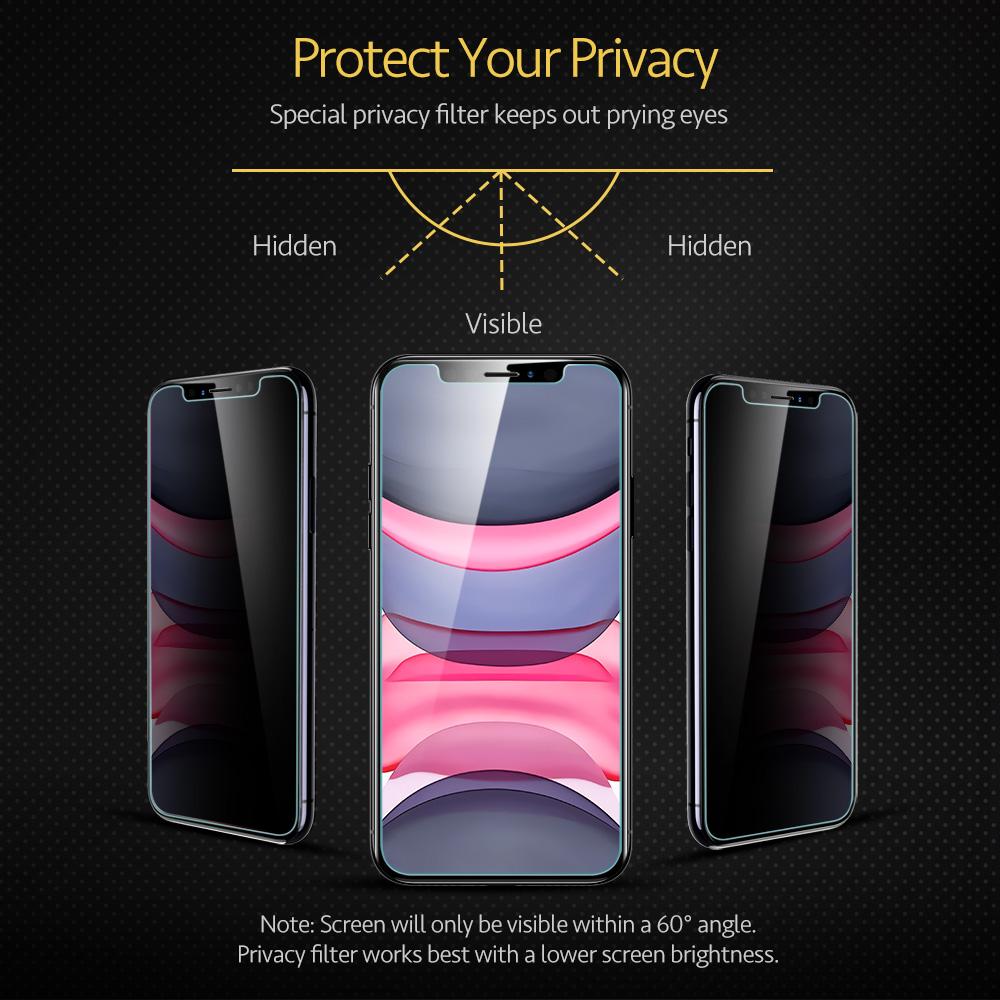 Vivo V20 SE Privacy Anti-Spy Tempered Glass Screen Protector