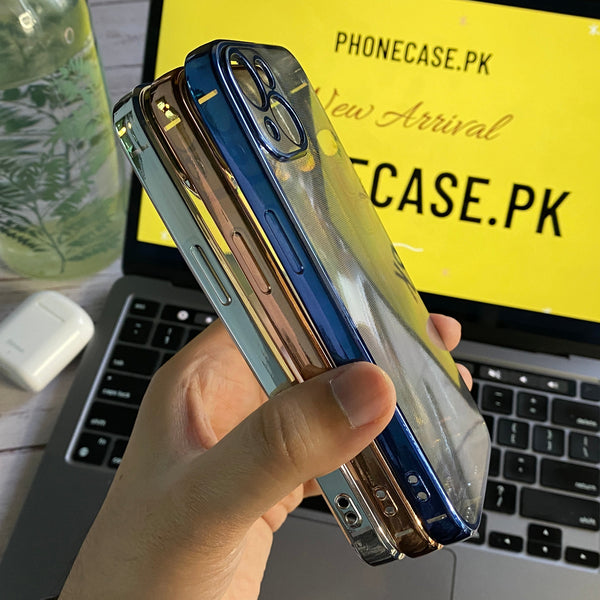 iPhone 12 Pro Luxury Electroplated ShockProof Branded Case