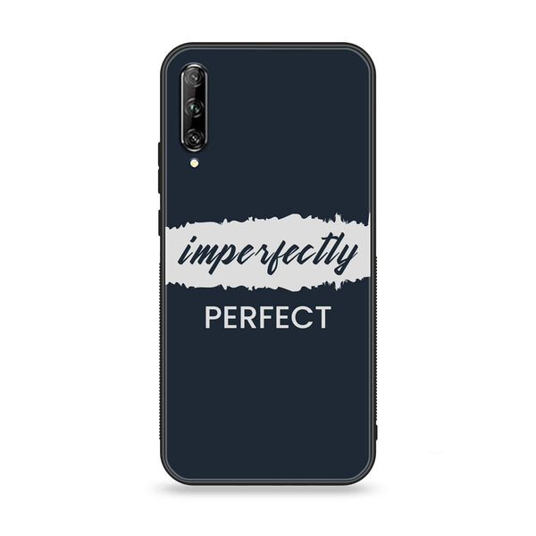 Huawei Y9s - Imperfectly - Premium Printed Glass soft Bumper shock Proof Case
