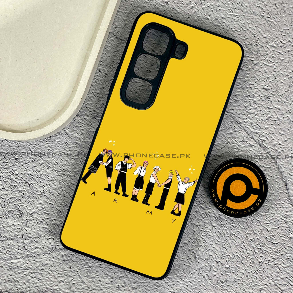 Infinix Hot 50 4G K-POP Army Case Series Premium Metal