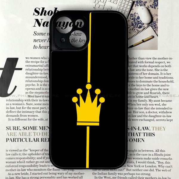 iPhone 15 Plus - King Series V 2.0 - Premium Printed Glass soft Bumper shock Proof Case