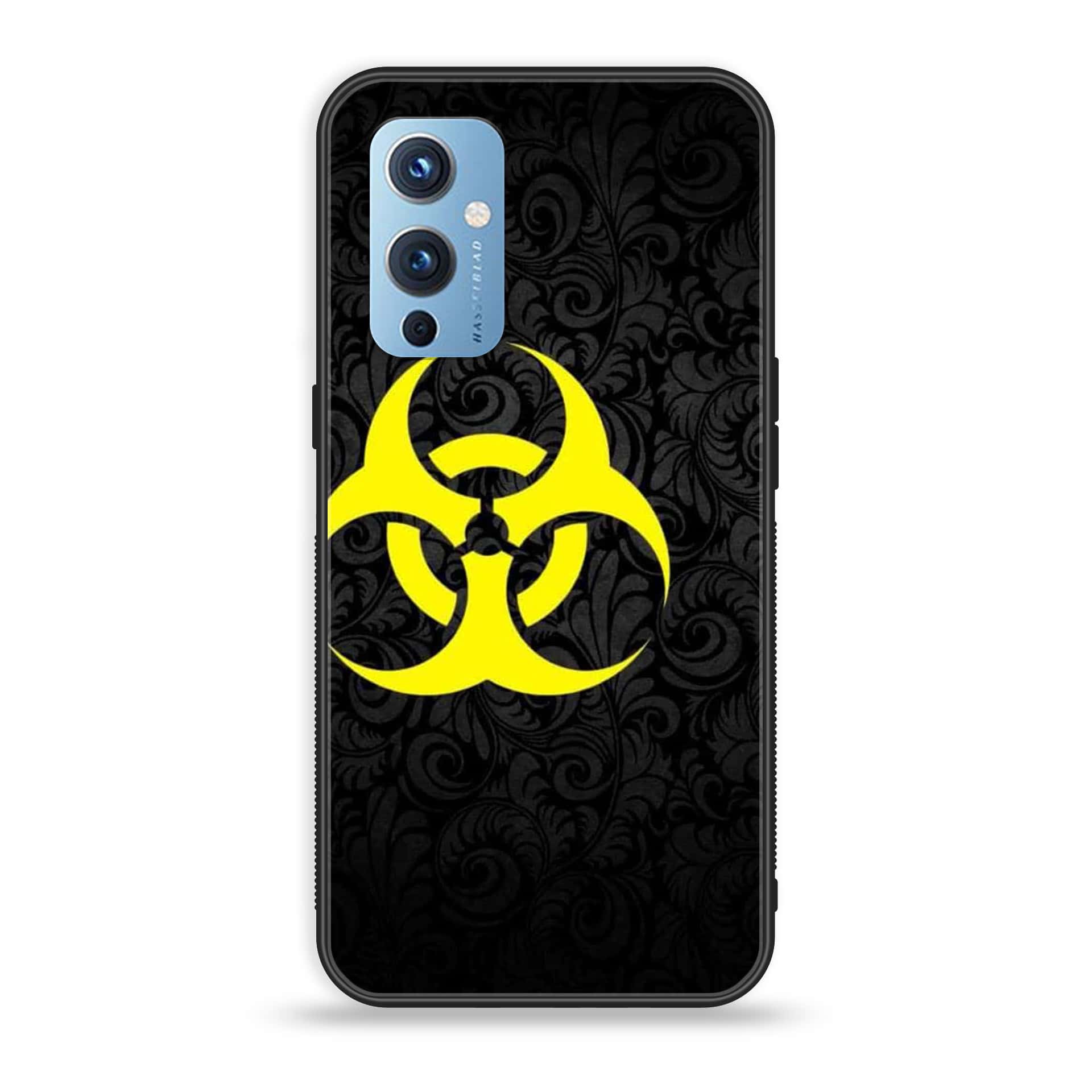 OnePlus 9 - Biohazard Sign Series - Premium Printed Glass soft Bumper shock Proof Case