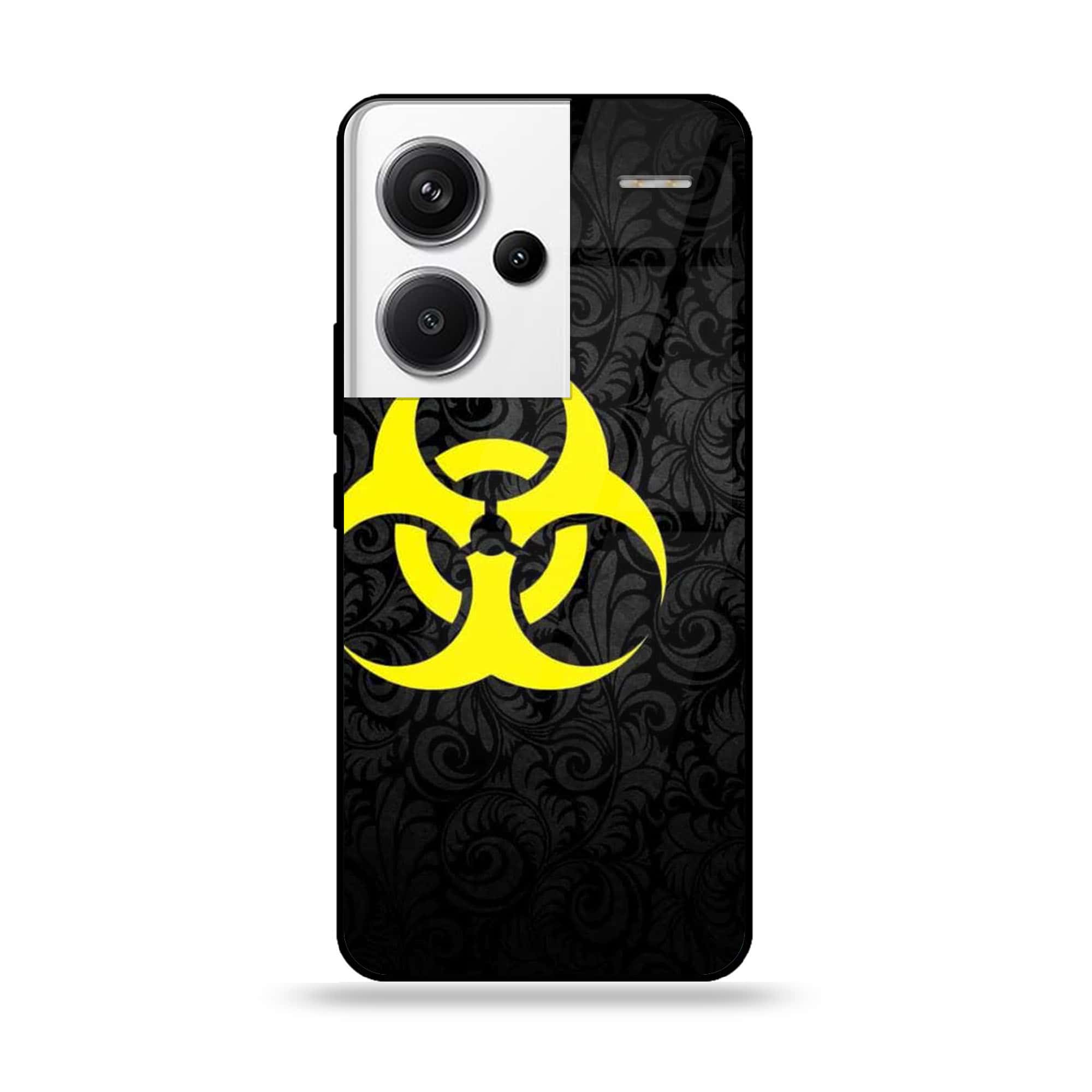 Redmi Note 13 Pro Plus 5G - Biohazard Sign Series - Premium Printed Glass soft Bumper shock Proof Case