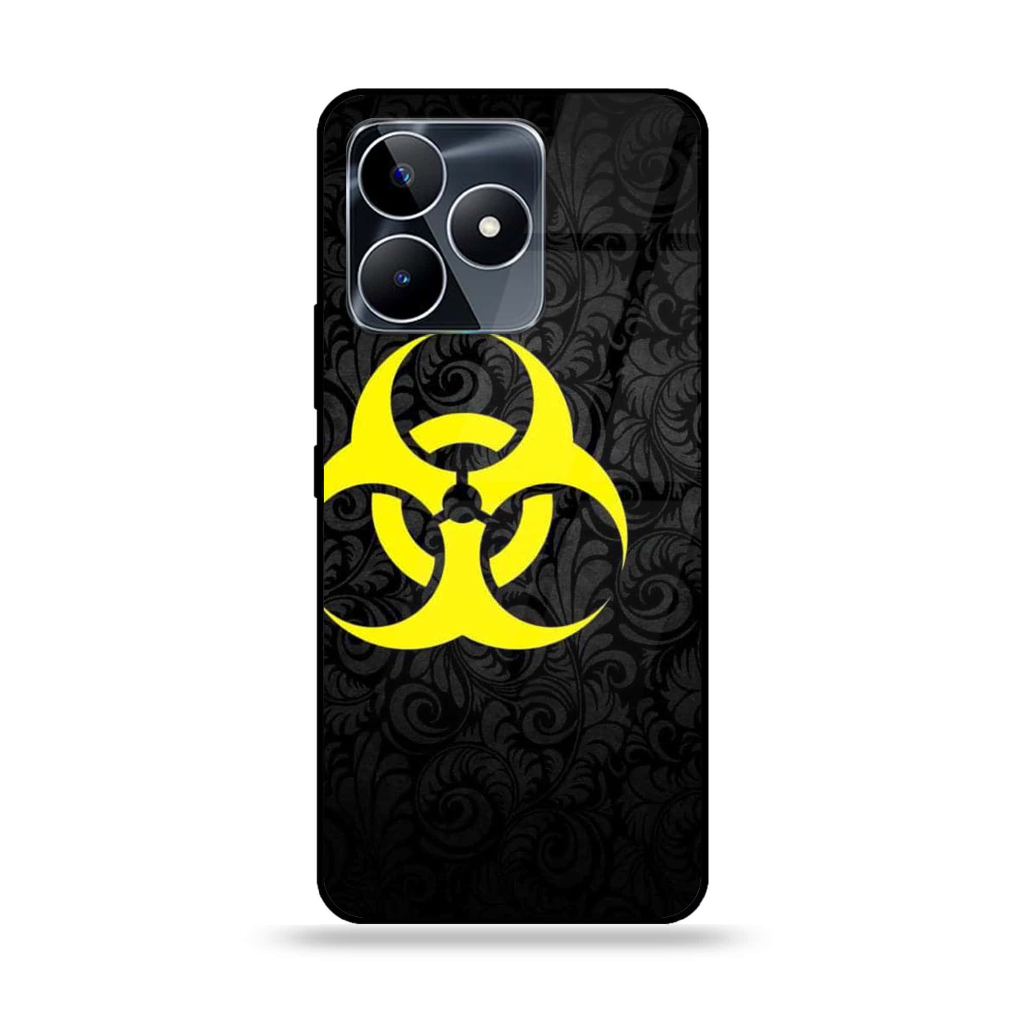 Realme C53 - Biohazard Sign Series - Premium Printed Glass soft Bumper shock Proof Case