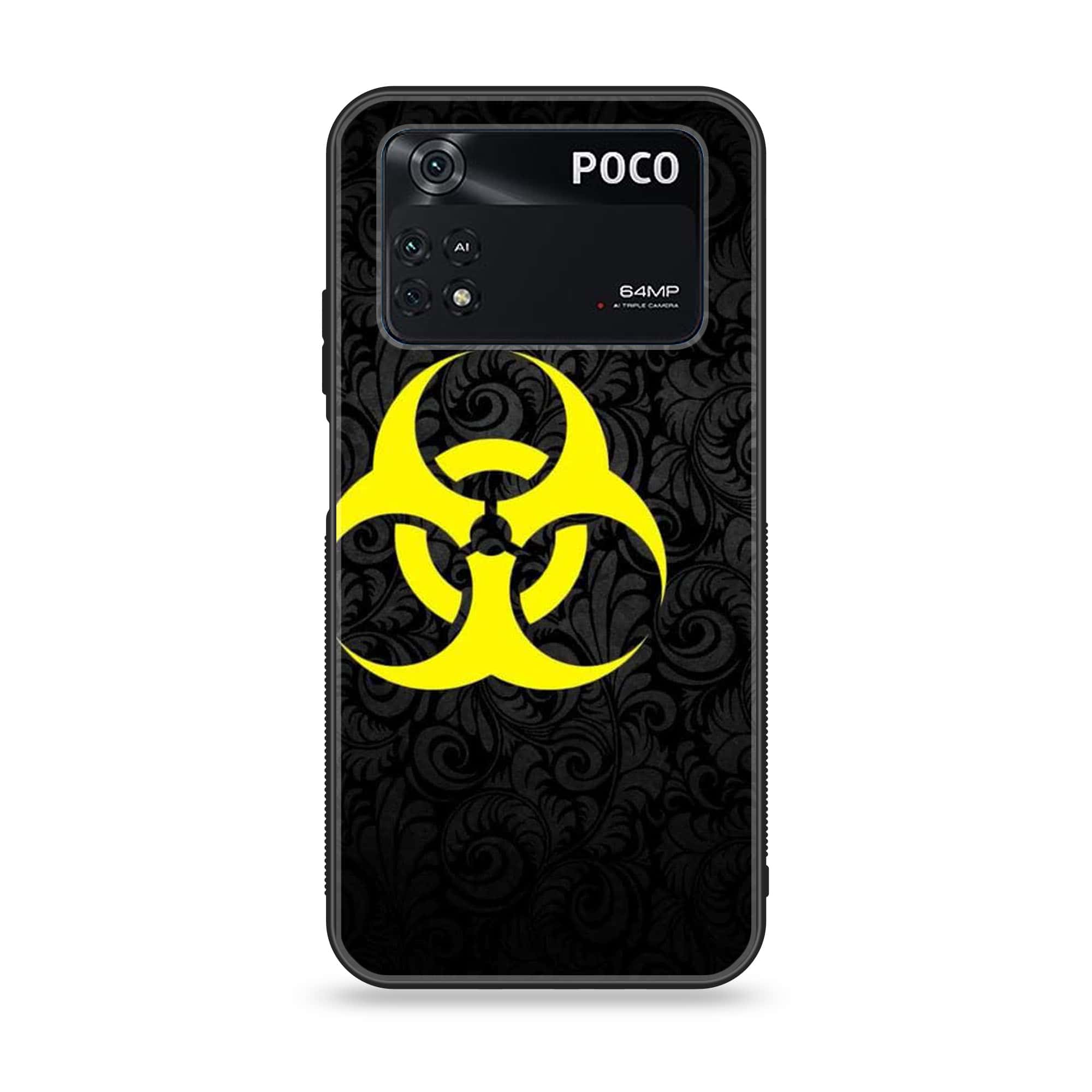 Xiaomi Poco M4 Pro 4G - Biohazard Sign Series - Premium Printed Glass soft Bumper shock Proof Case
