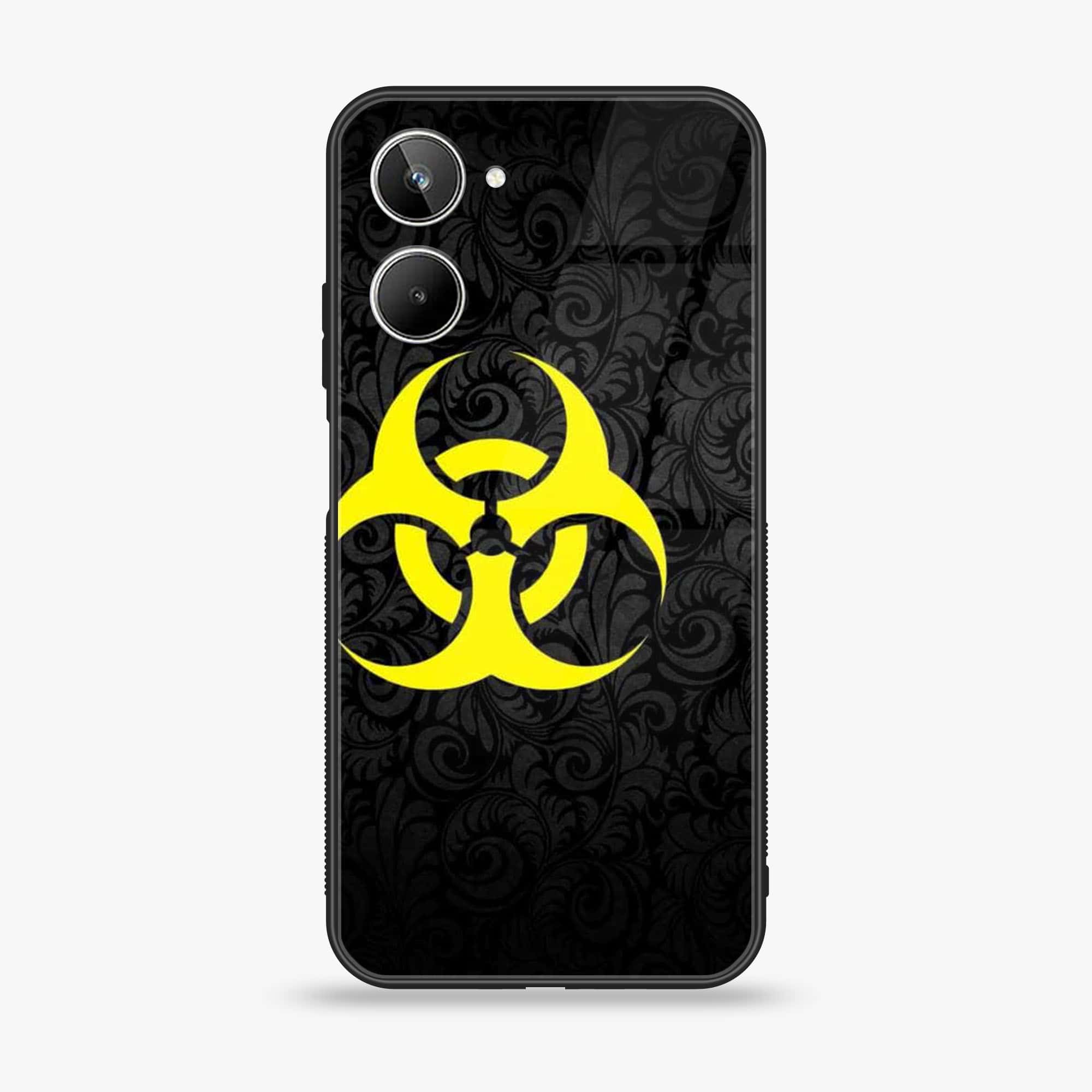 Realme 10 4G - Biohazard Sign Series - Premium Printed Glass soft Bumper shock Proof Case