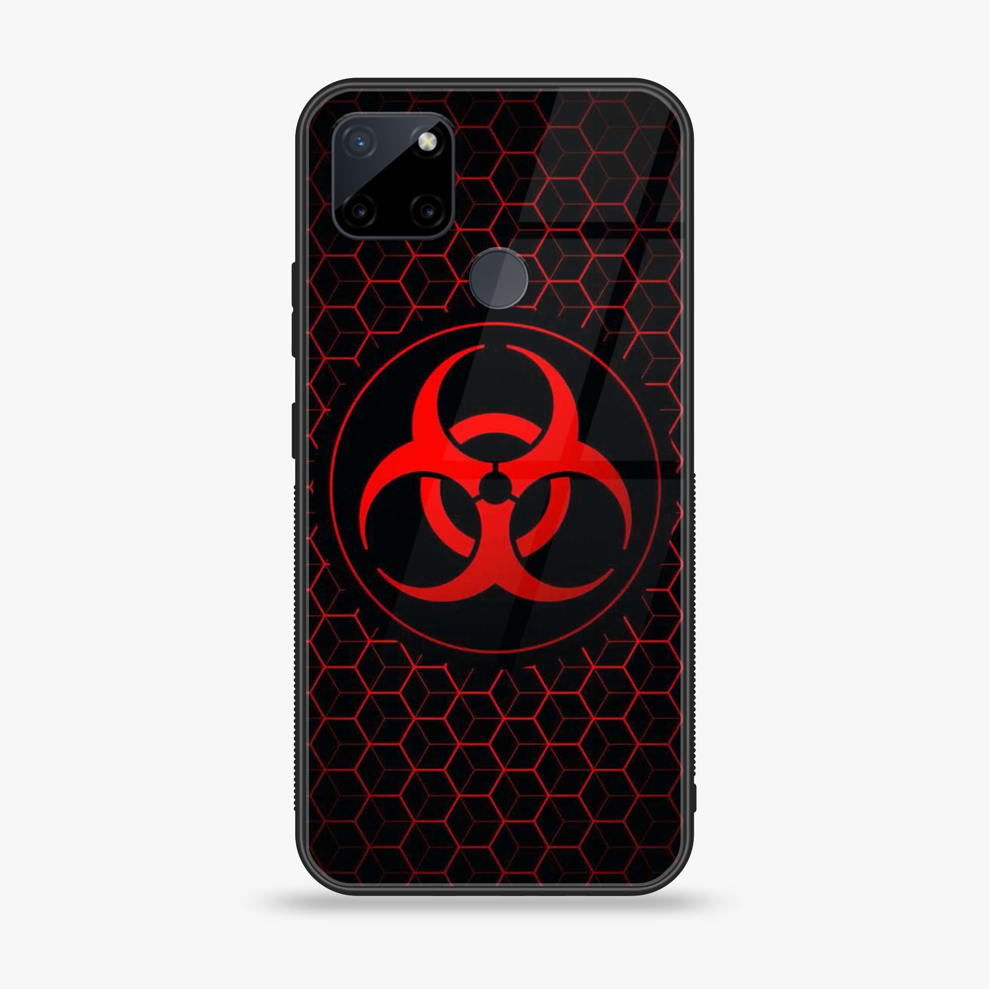 Realme C25Y - Biohazard Sign Series - Premium Printed Glass soft Bumper shock Proof Case