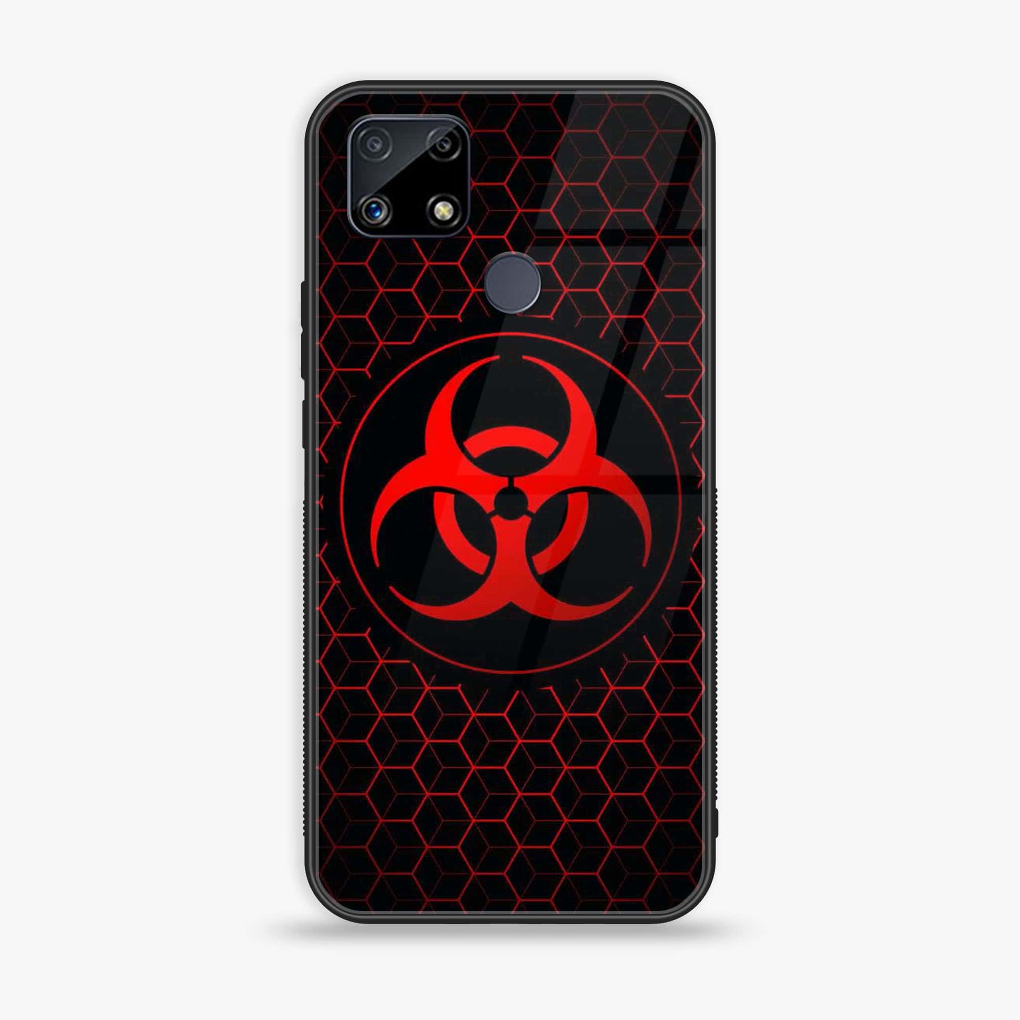 Realme C25s - Biohazard Sign Series - Premium Printed Glass soft Bumper shock Proof Case