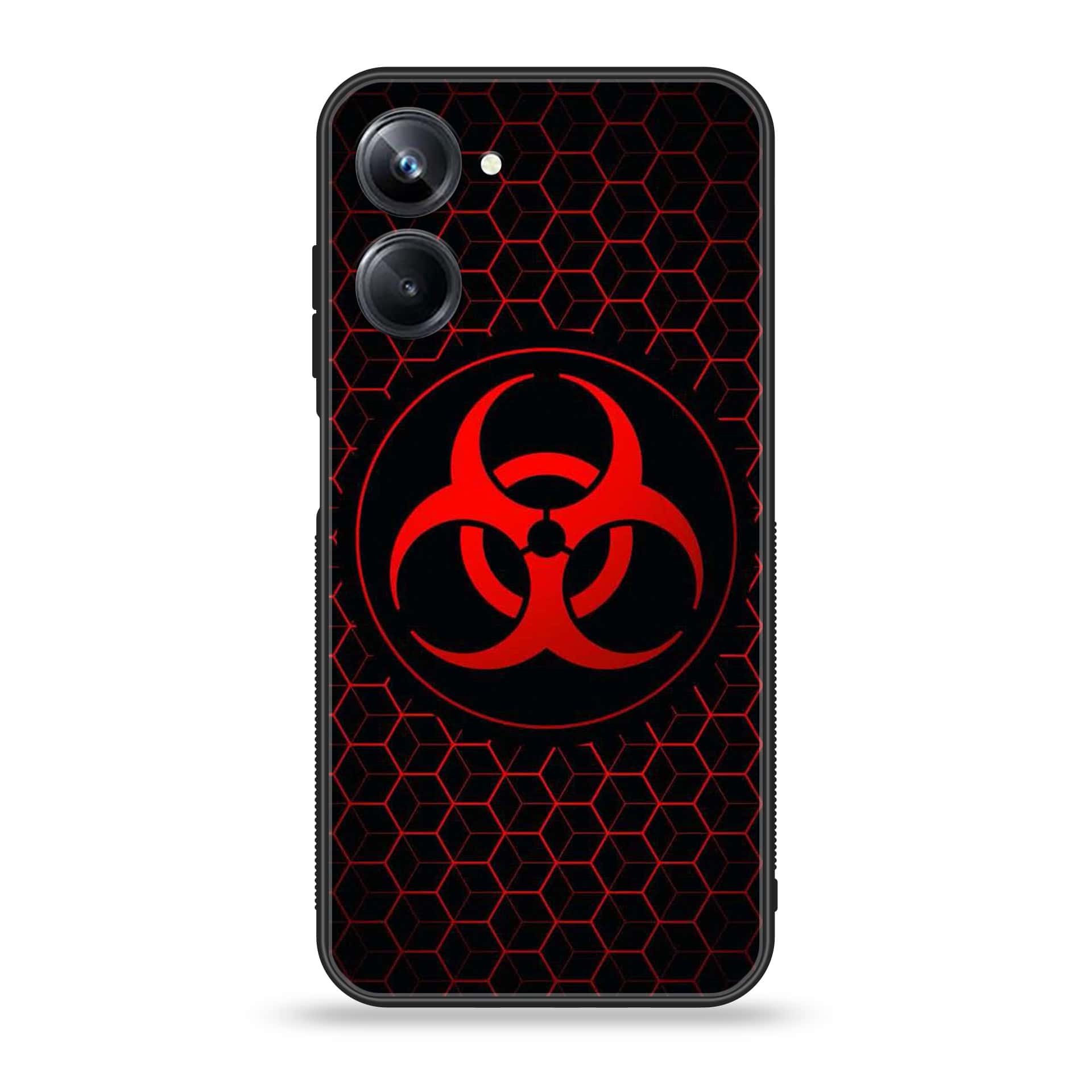 Realme 10 Pro - Biohazard Sign Series - Premium Printed Glass soft Bumper shock Proof Case