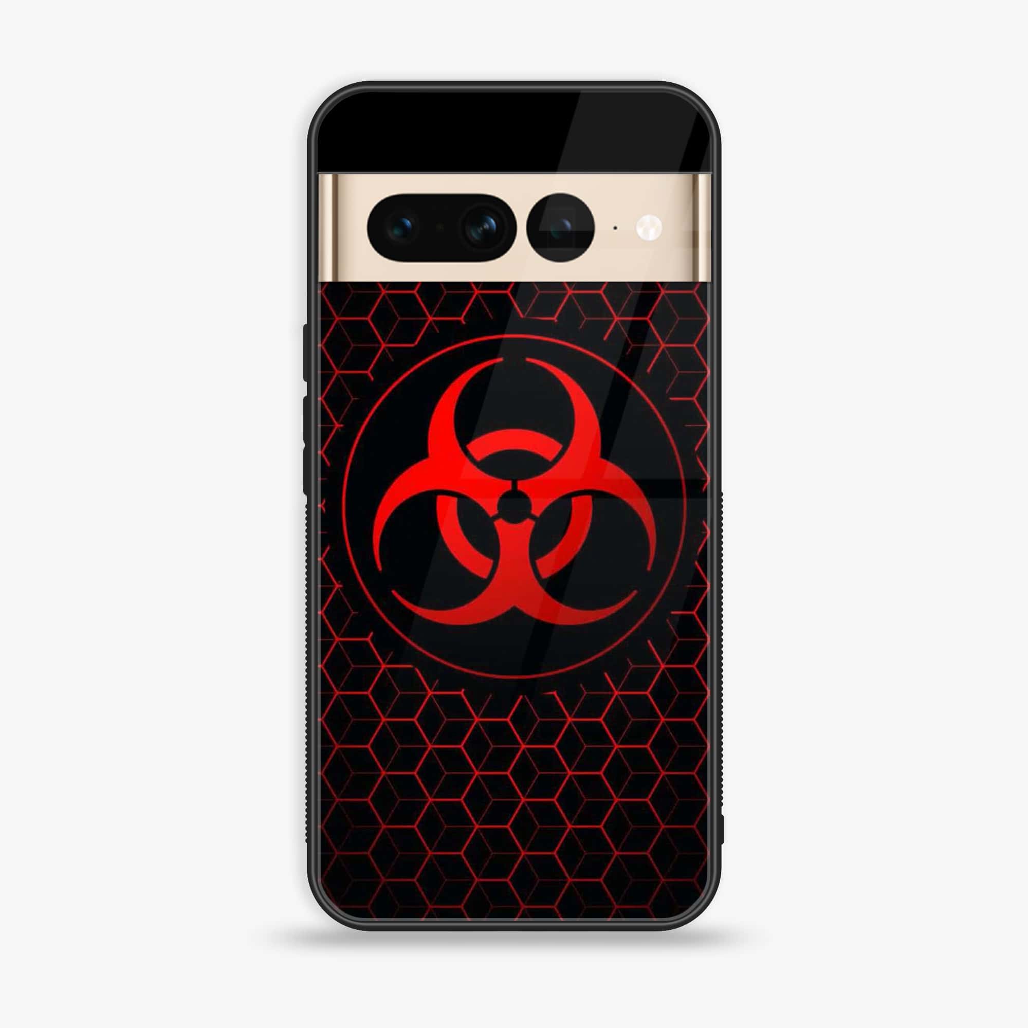 Google Pixel 7 Pro - Biohazard Sign Series - Premium Printed Glass soft Bumper shock Proof Case