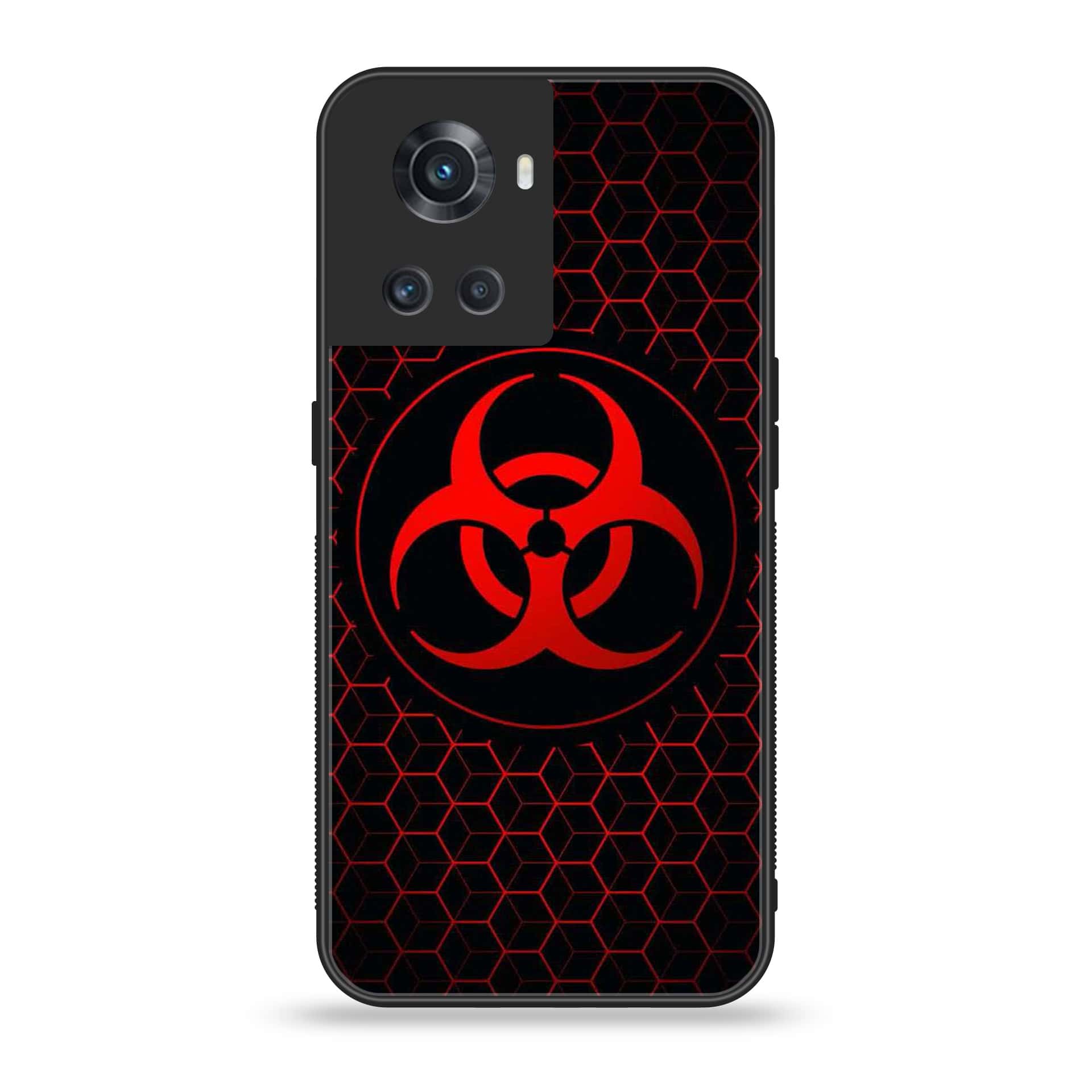 OnePlus Ace 5G - Biohazard Sign Series - Premium Printed Glass soft Bumper shock Proof Case