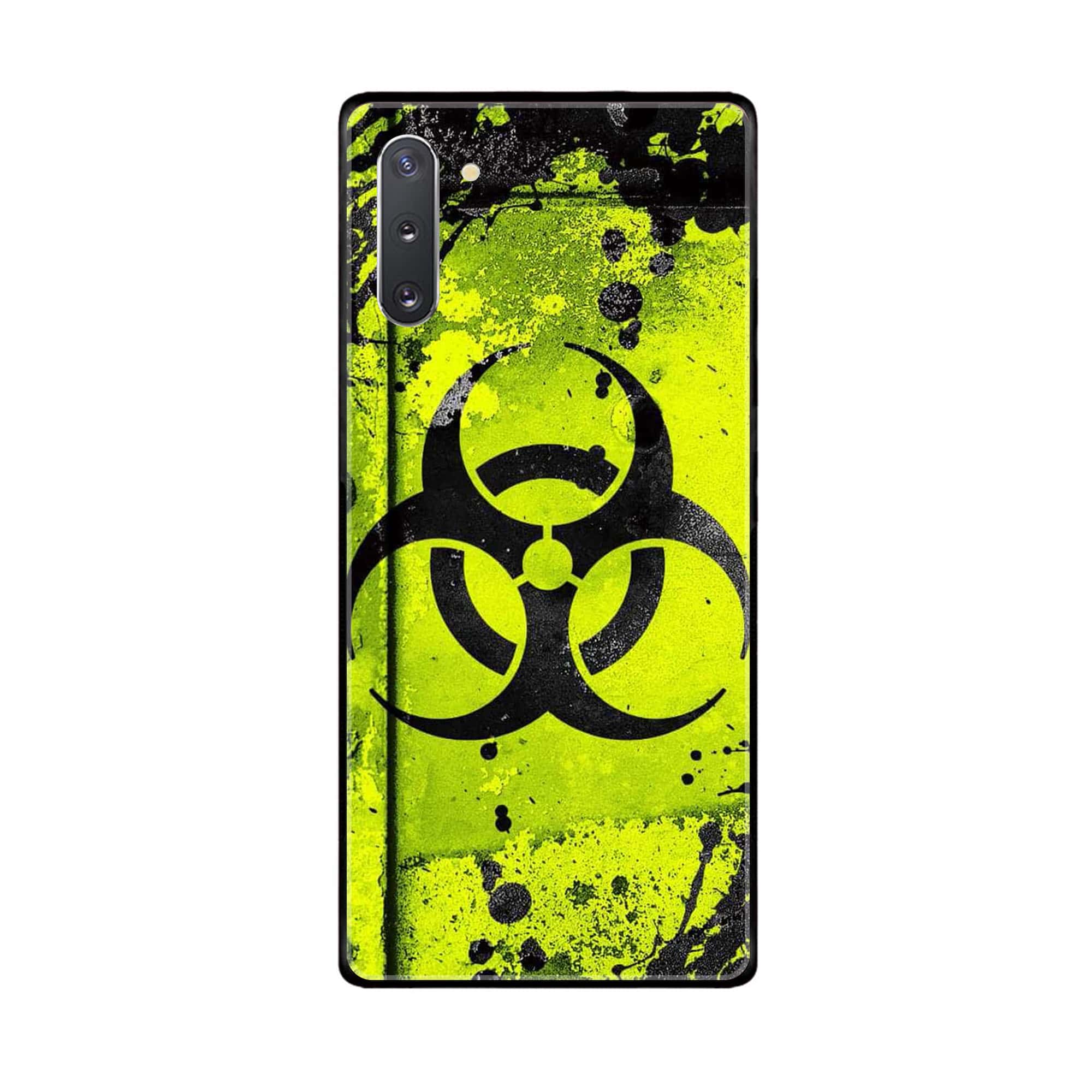Samsung Galaxy Note 10 5G Biohazard Sign Premium Printed Glass soft Bumper shock Proof Case