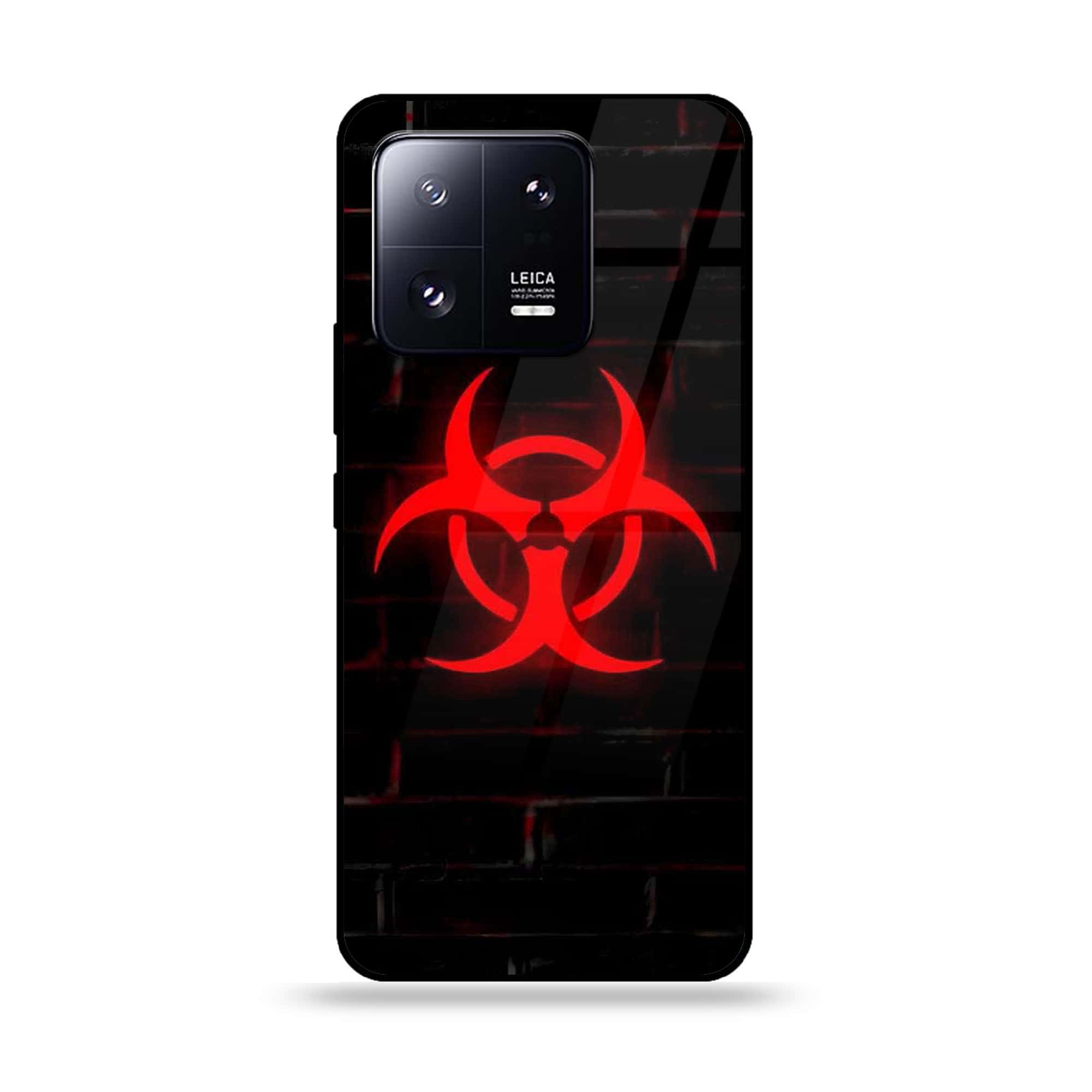 Xiaomi 13 Pro - Biohazard Sign Series - Premium Printed Glass soft Bumper shock Proof Case