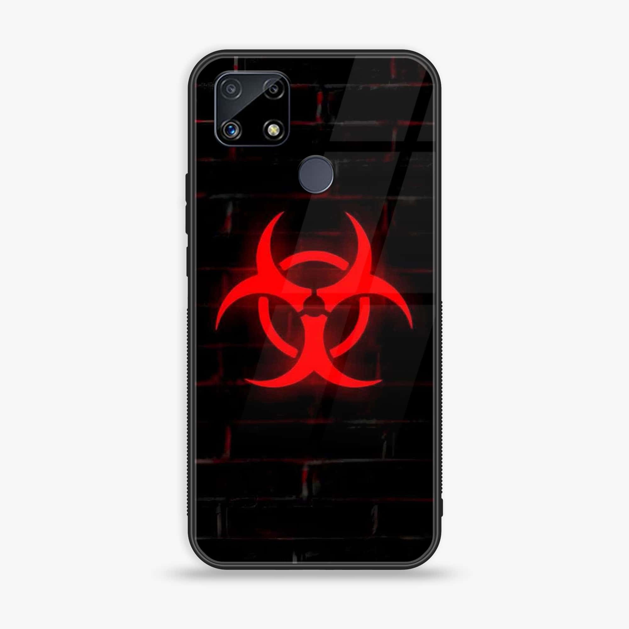 Realme C25s - Biohazard Sign Series - Premium Printed Glass soft Bumper shock Proof Case