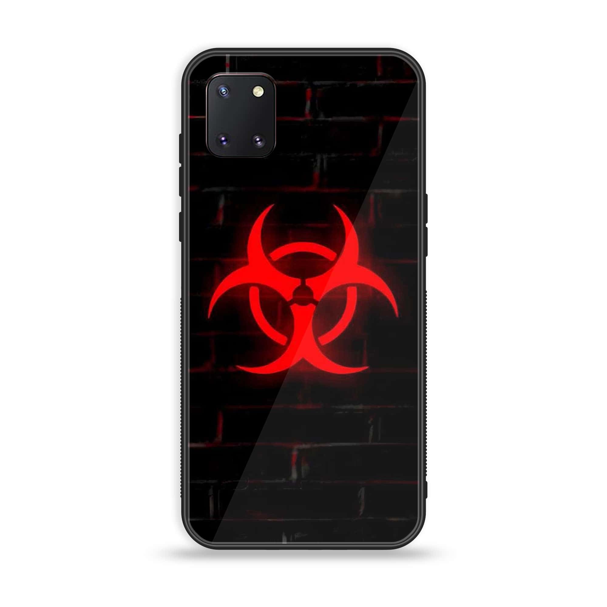 Samsung Galaxy Note 10 Lite - Biohazard Sign Series - Premium Printed Glass soft Bumper shock Proof Case