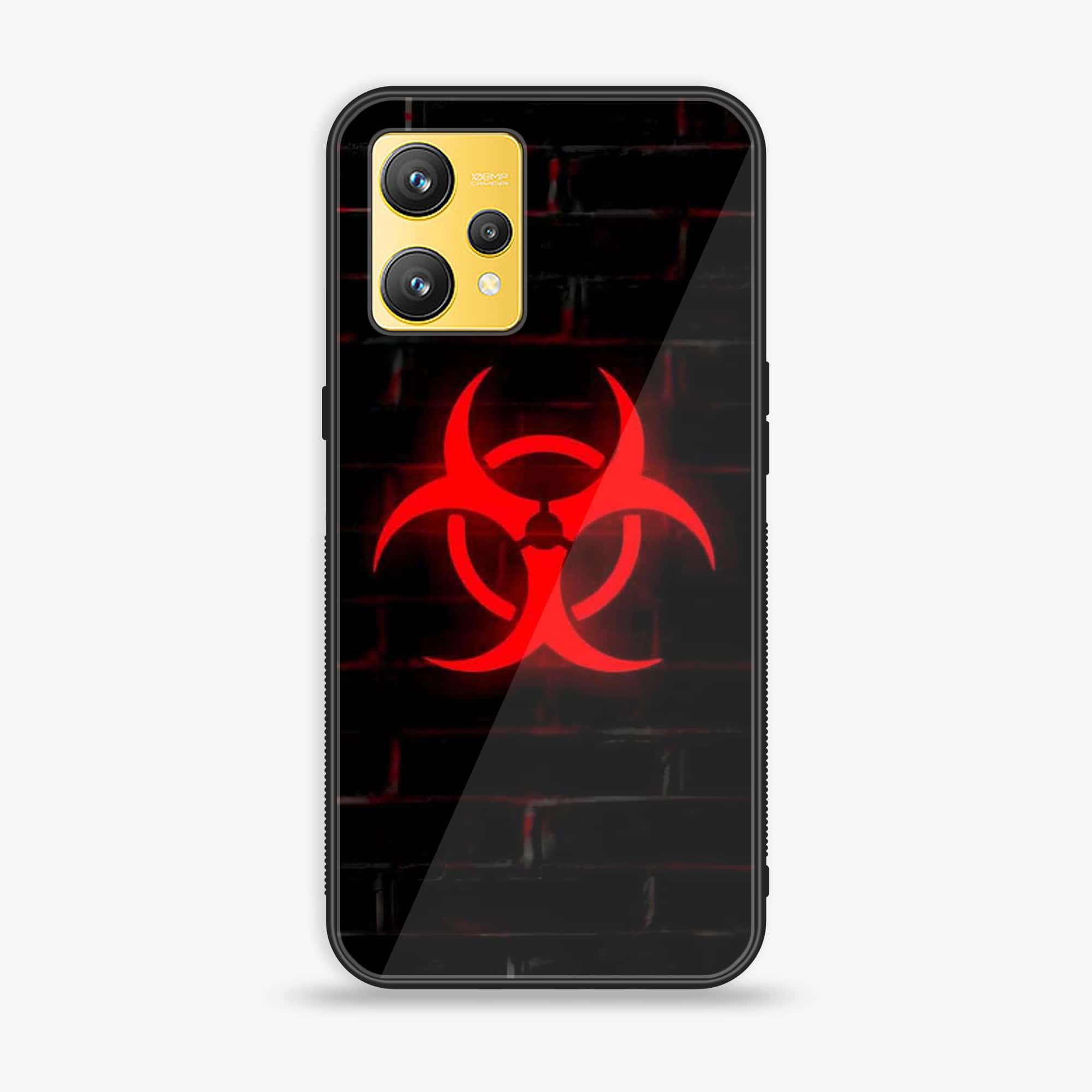 Realme 9 - Biohazard Sign Series - Premium Printed Glass soft Bumper shock Proof Case
