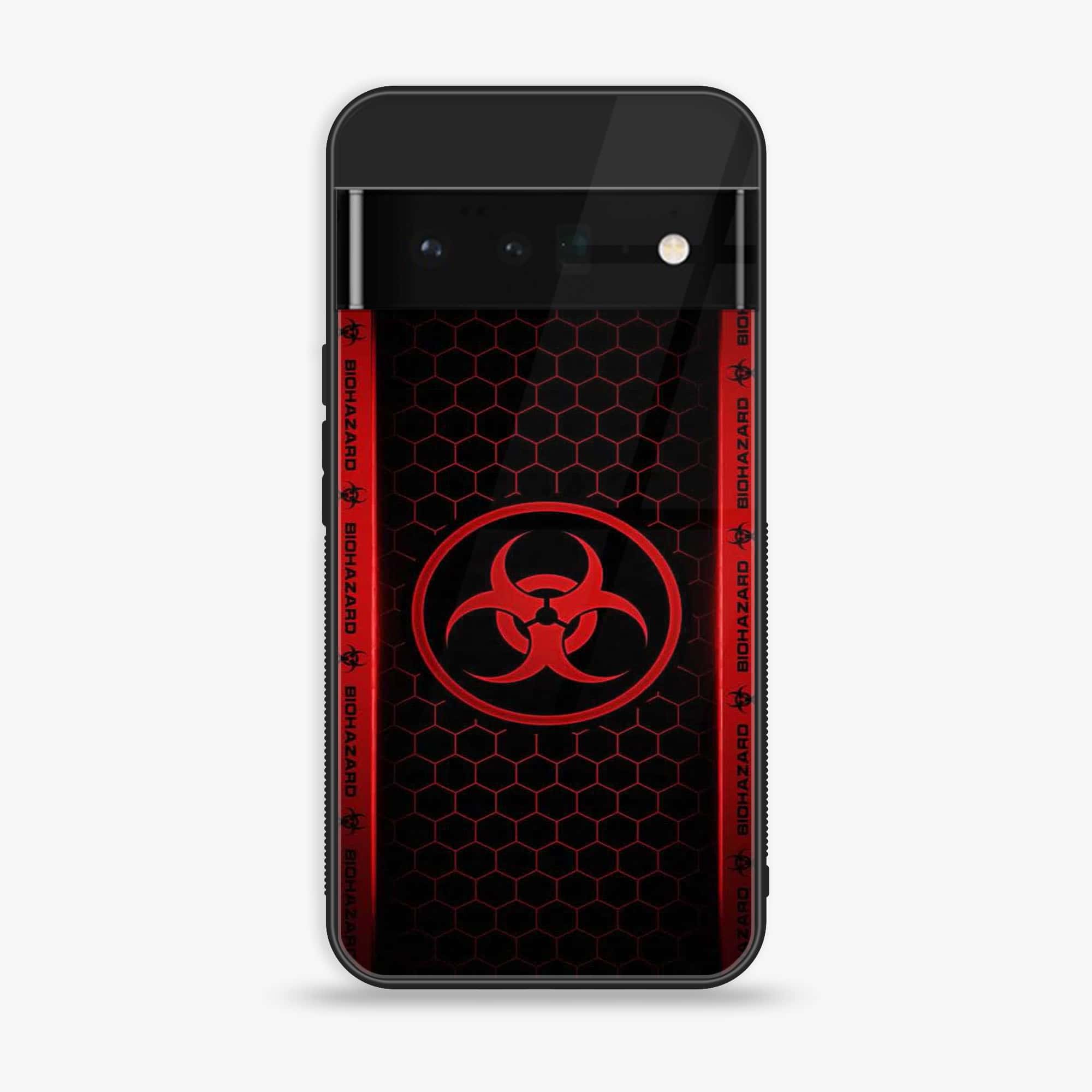 Google Pixel 6 - Biohazard Sign Series - Premium Printed Glass soft Bumper shock Proof Case