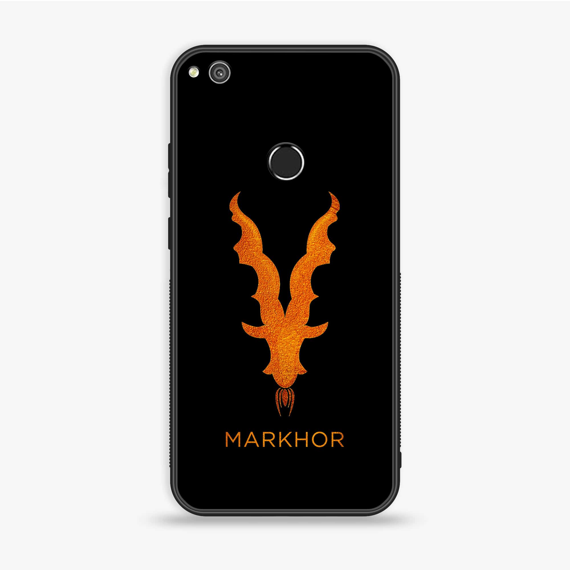 Honor 8 Lite - Markhor Series - Premium Printed Glass soft Bumper shock Proof Case