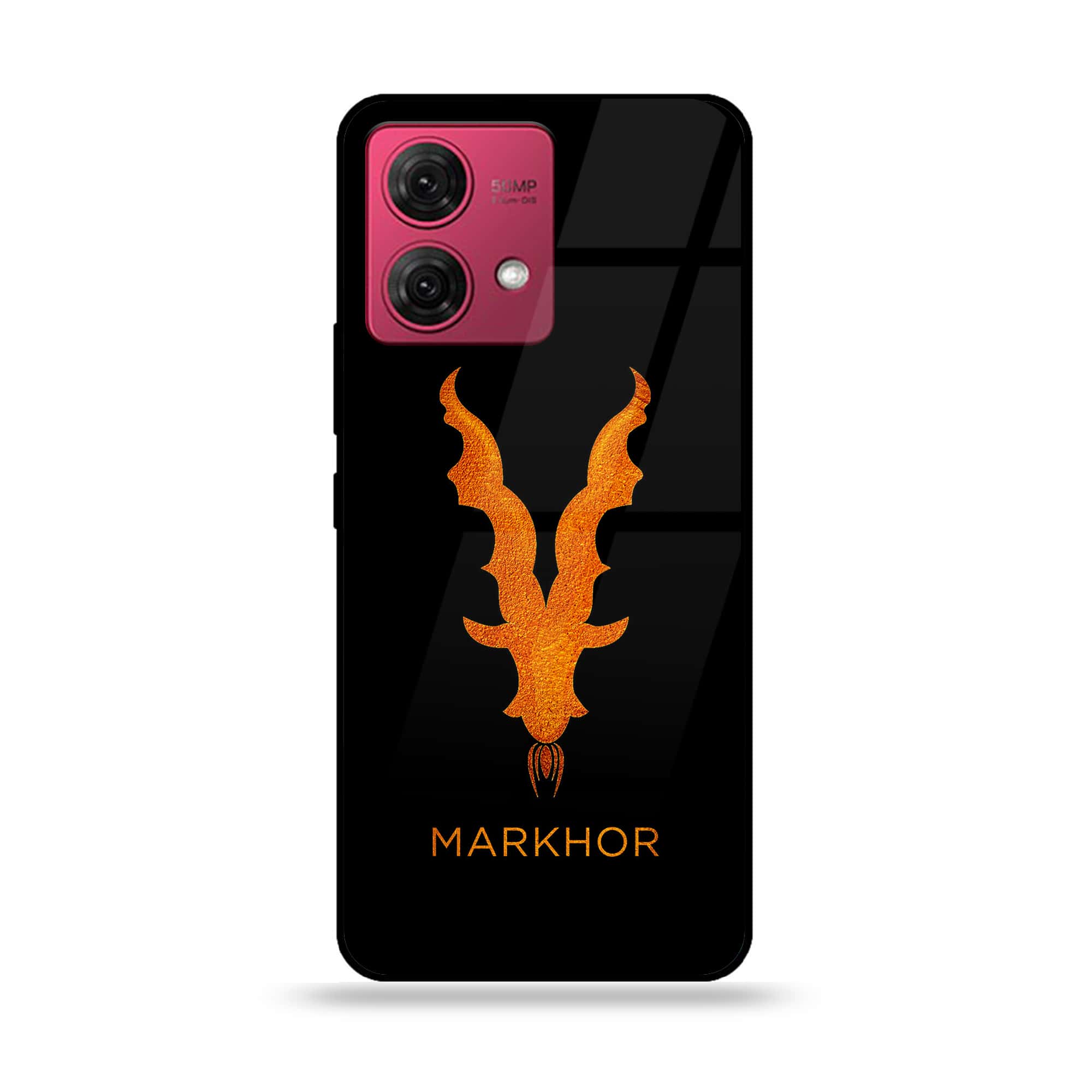 Motorola Moto G84 - Markhor Series - Premium Printed Glass soft Bumper shock Proof Case