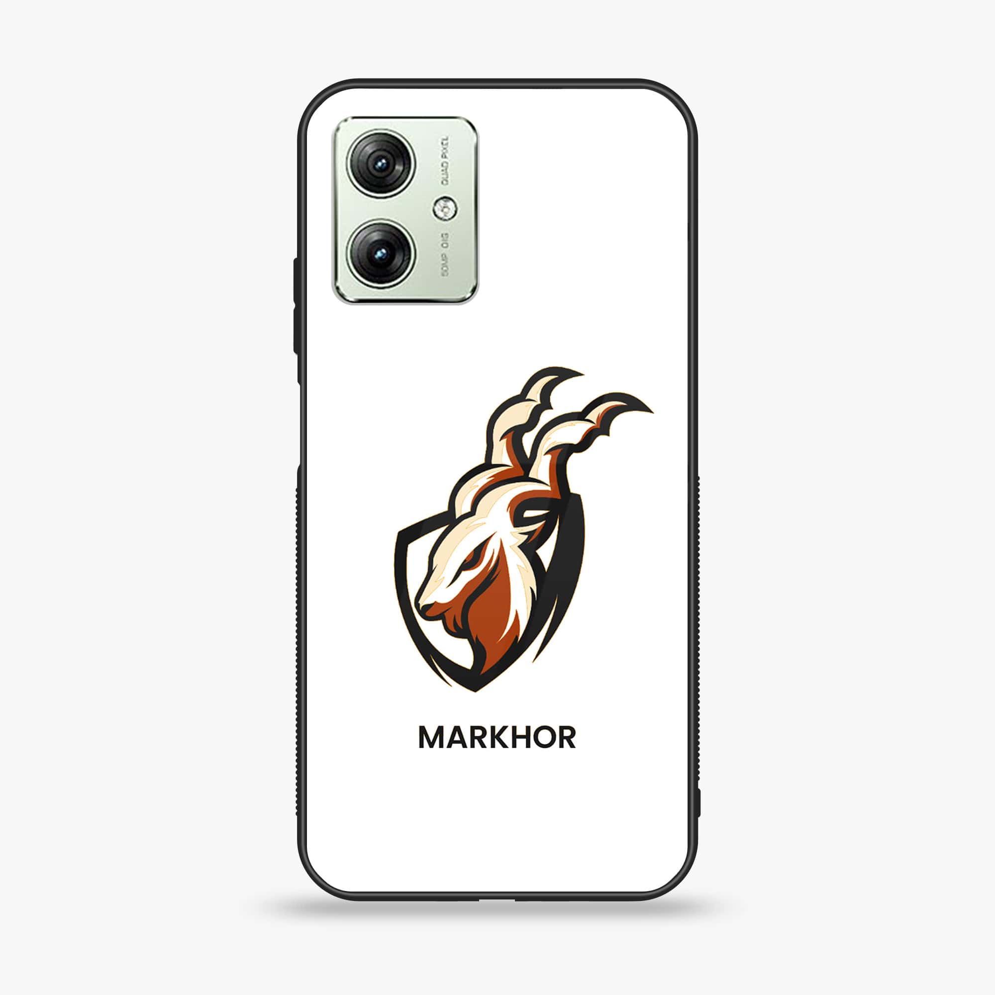 Motorola Moto G54 - Markhor Series - Premium Printed Glass soft Bumper shock Proof Case