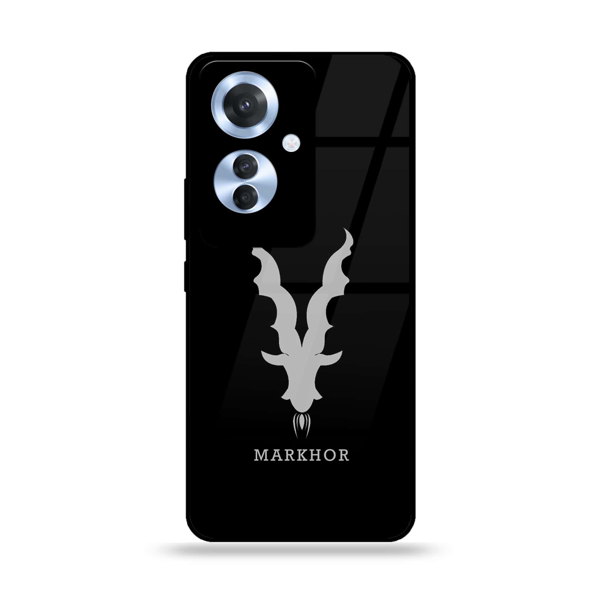Oppo F25 Pro - Markhor Series - Premium Printed Glass soft Bumper shock Proof Case