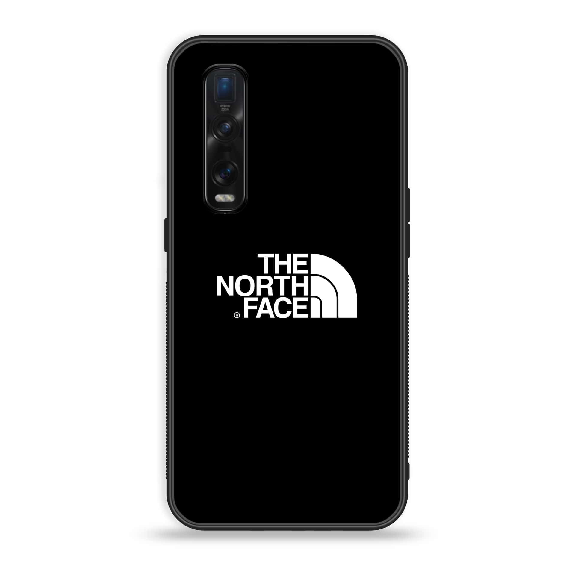Oppo Find X2 Pro - The North Face Series - Premium Printed Glass soft Bumper shock Proof Case