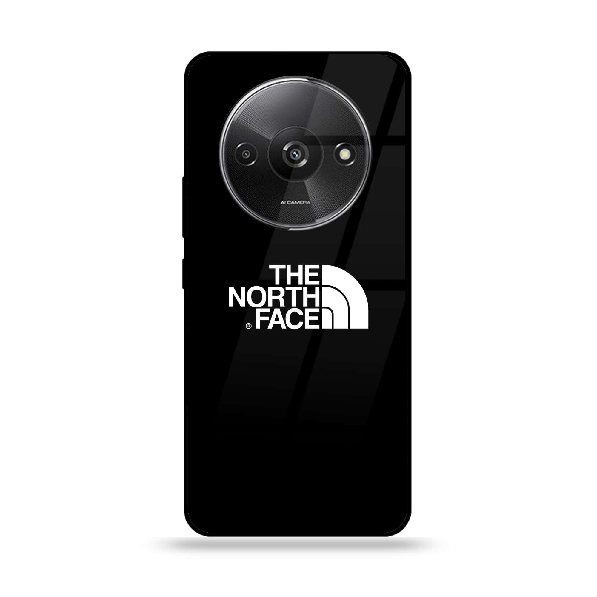 Xiaomi Redmi A3 - The North Face Series  - Premium Printed Glass soft Bumper shock Proof Case