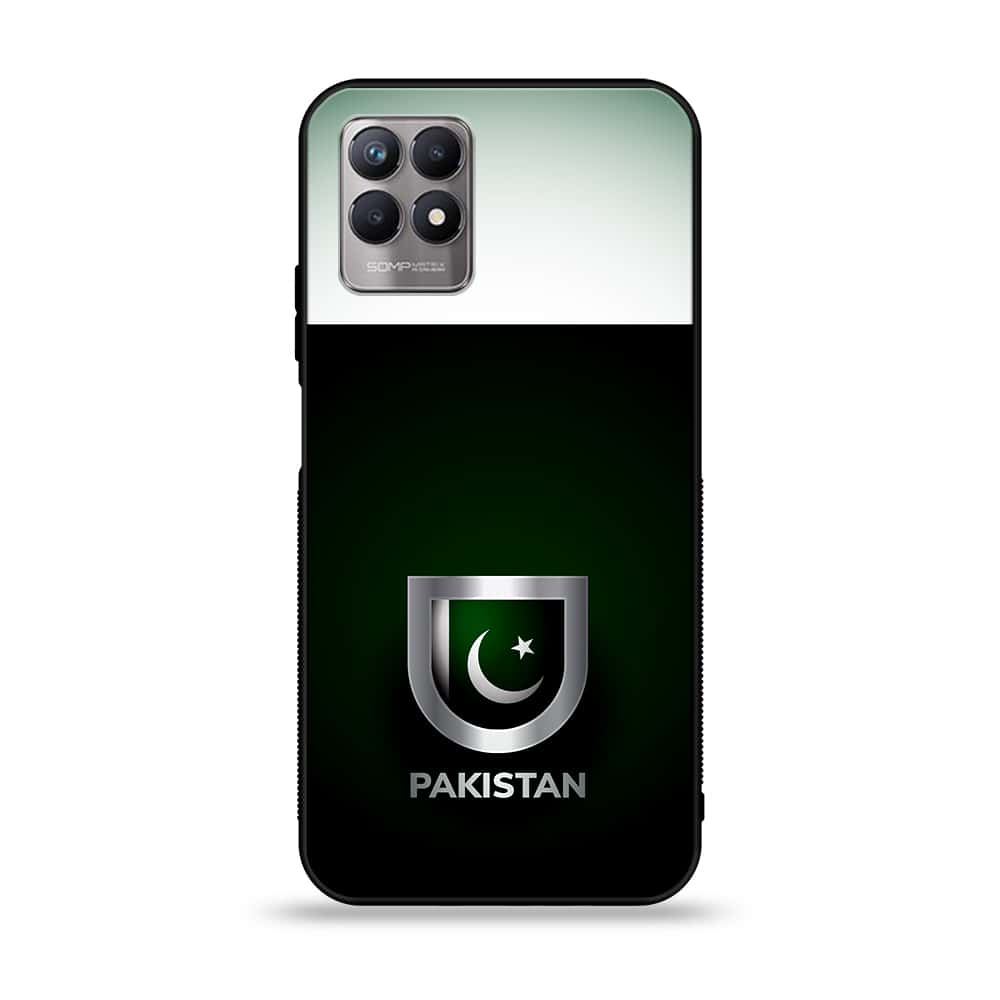 Realme Narzo 50 - Pakistani Flag Series - Premium Printed Glass soft Bumper shock Proof Case