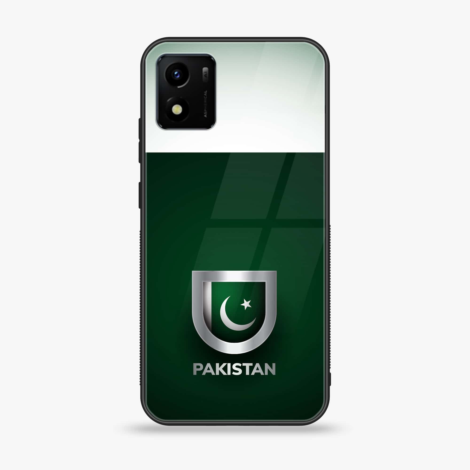 VIVO Y01 Pakistani Flag Series Premium Printed Glass soft Bumper shock Proof Case