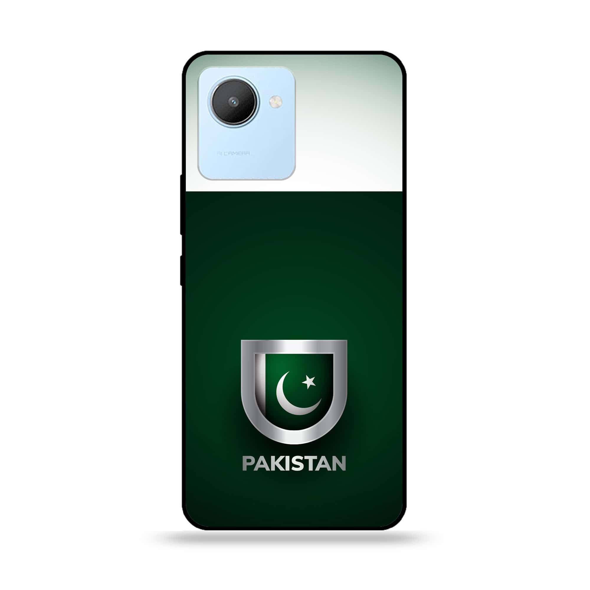 Realme C30 - Pakistani Flag Series - Premium Printed Glass soft Bumper shock Proof Case