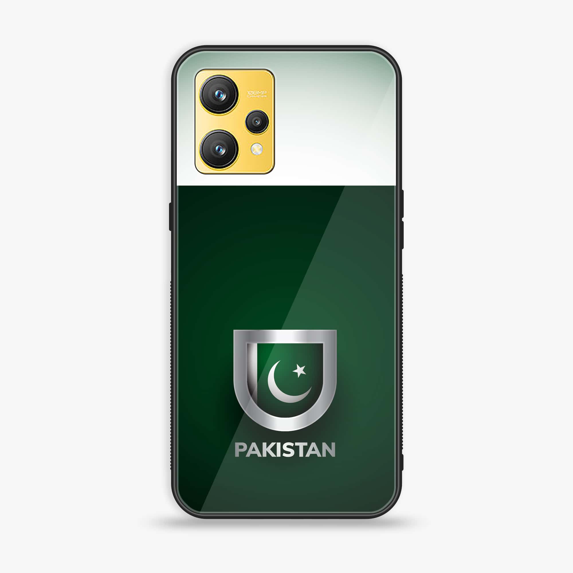 Realme 9 - Pakistani Flag Series - Premium Printed Glass soft Bumper shock Proof Case