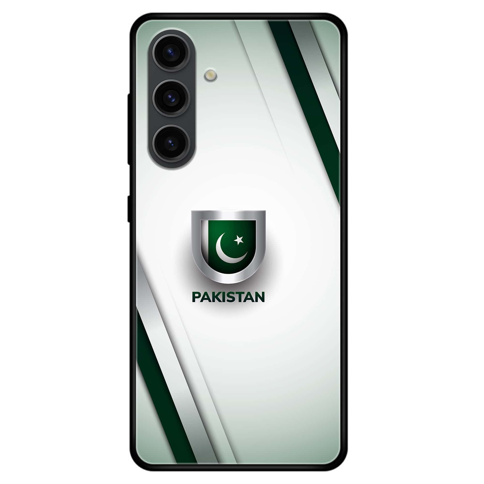 Samsung Galaxy S23 FE - Pakistani Flag Series - Premium Printed Glass soft Bumper shock Proof Case