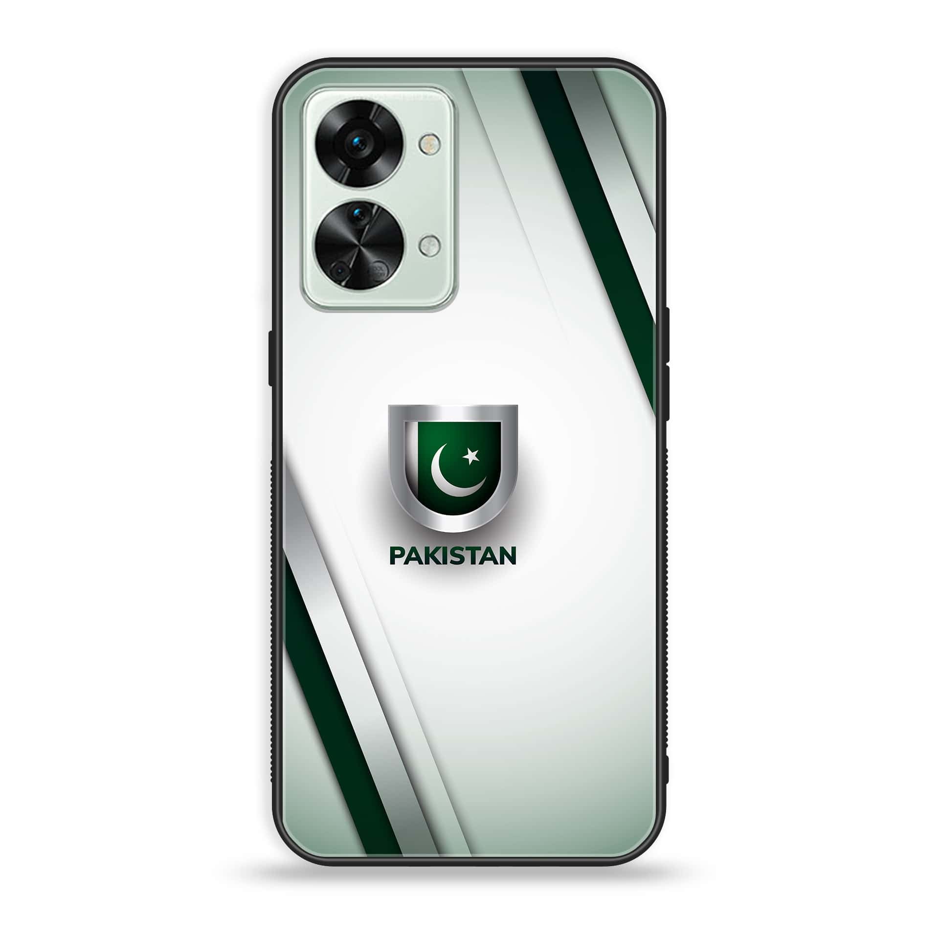 OnePlus Nord 2T 5G Pakistani Flag Series Premium Printed Glass soft Bumper shock Proof Case