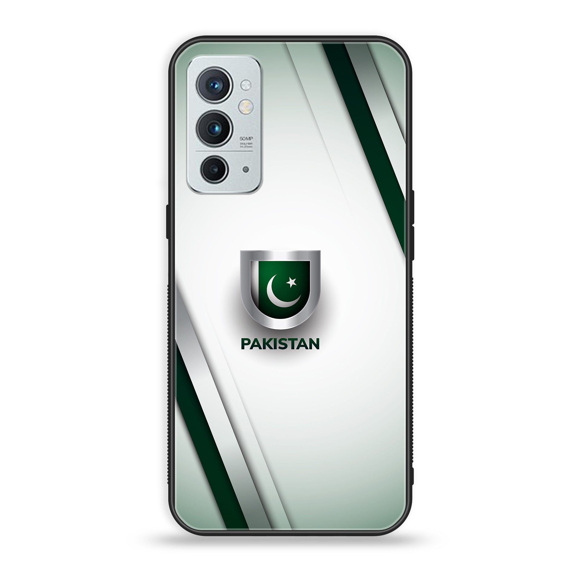 OnePlus 9RT 5G - Pakistani Flag Series - Premium Printed Glass soft Bumper shock Proof Case