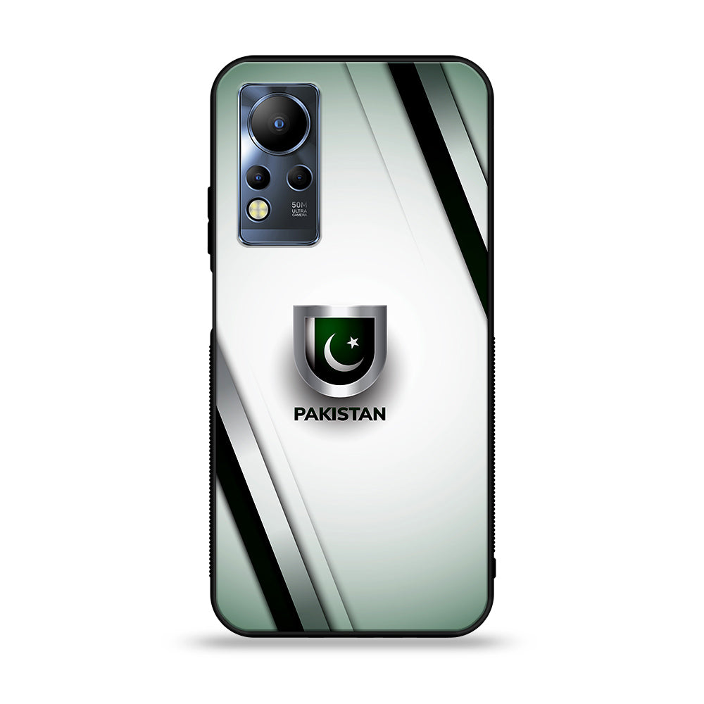 Infinix Note 12 G88 - Pakistani Flag Series - Premium Printed Glass soft Bumper shock Proof Case
