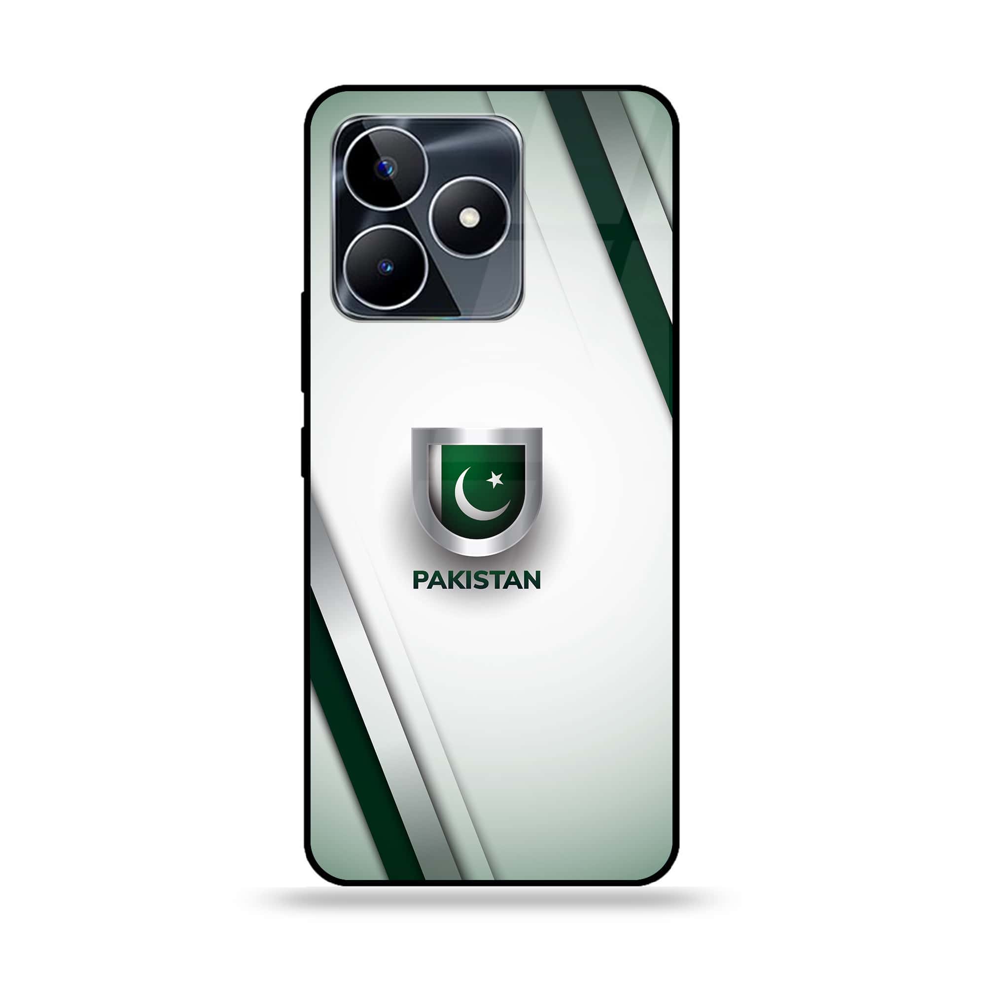 Realme C53 - Pakistani Flag Series - Premium Printed Glass soft Bumper shock Proof Case