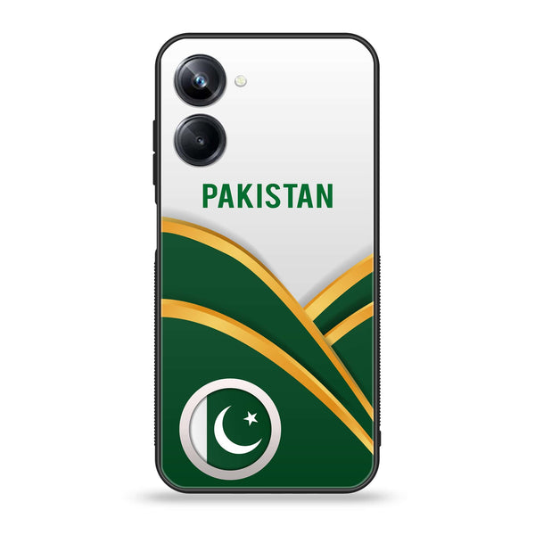 Realme 10 Pro - Pakistani Flag Series - Premium Printed Glass soft Bumper shock Proof Case